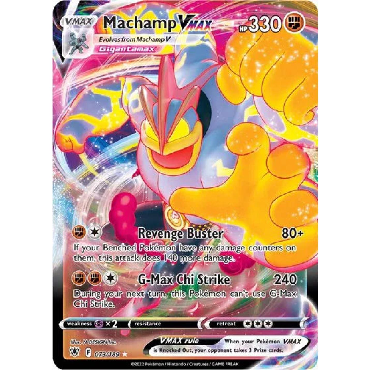 Machamp VMAX 073/189 - Astral Radiance - Holofoil