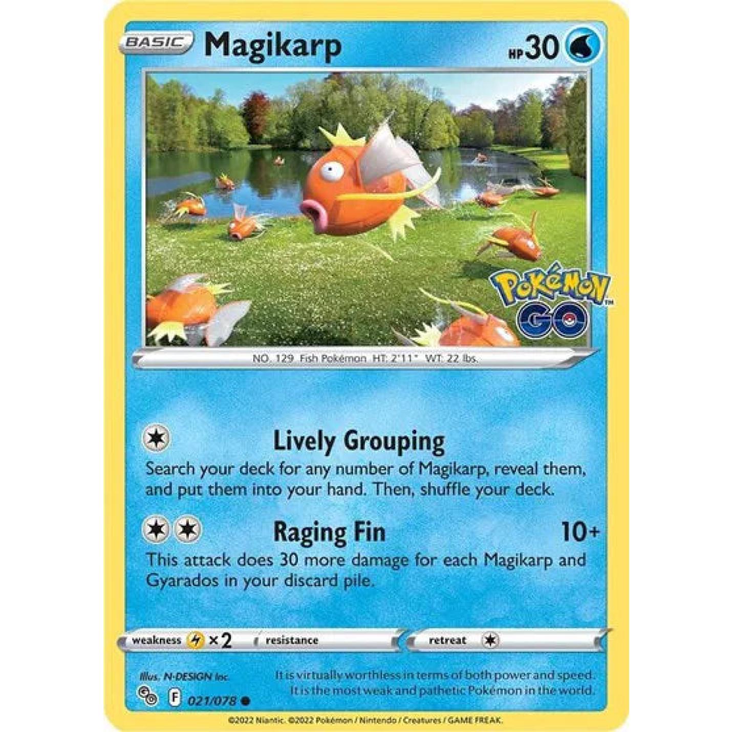 Magikarp 021/078 - Pokemon Go - Normal