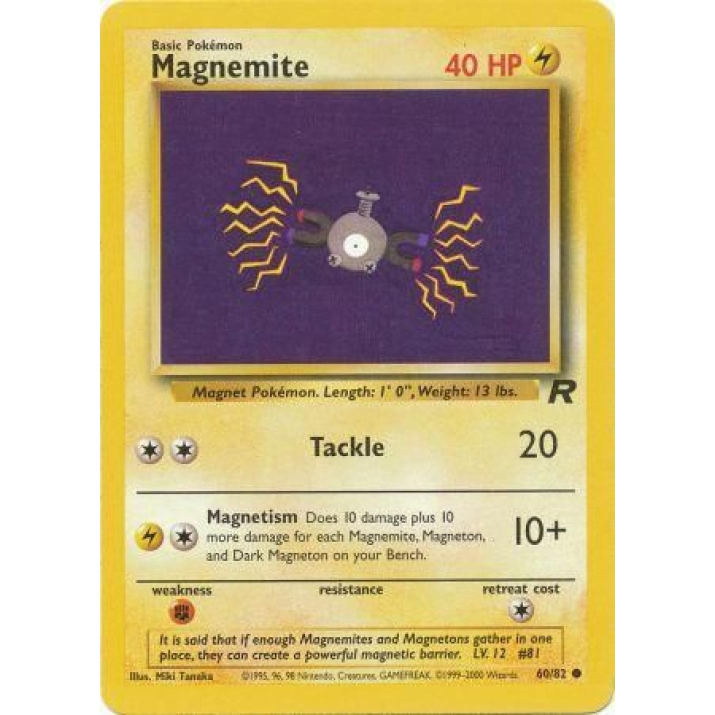 Magnemite 60/82 - Team Rocket (Unlimited) - Normal