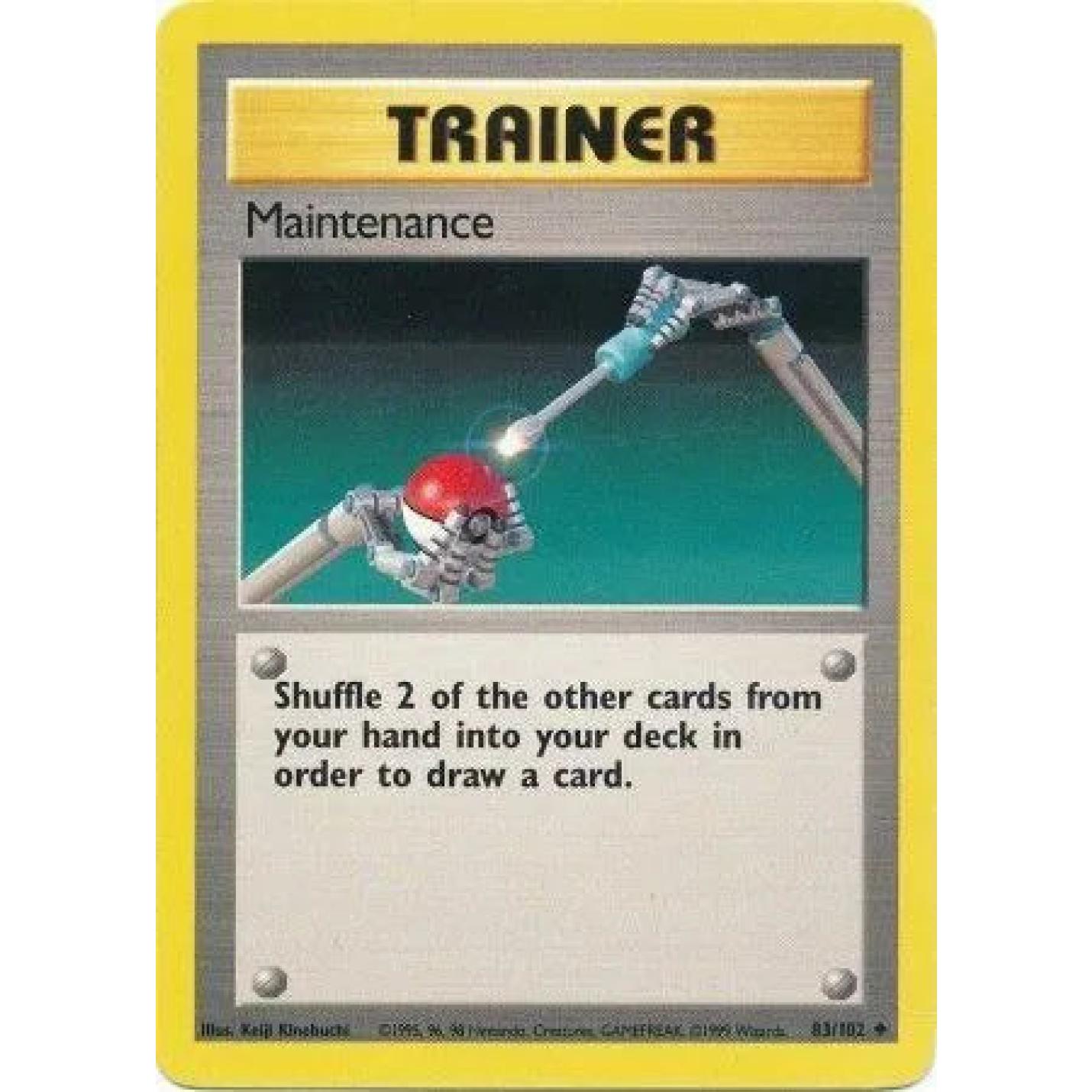 Maintenance 83/102 - Base Set (Unlimited) - Normal