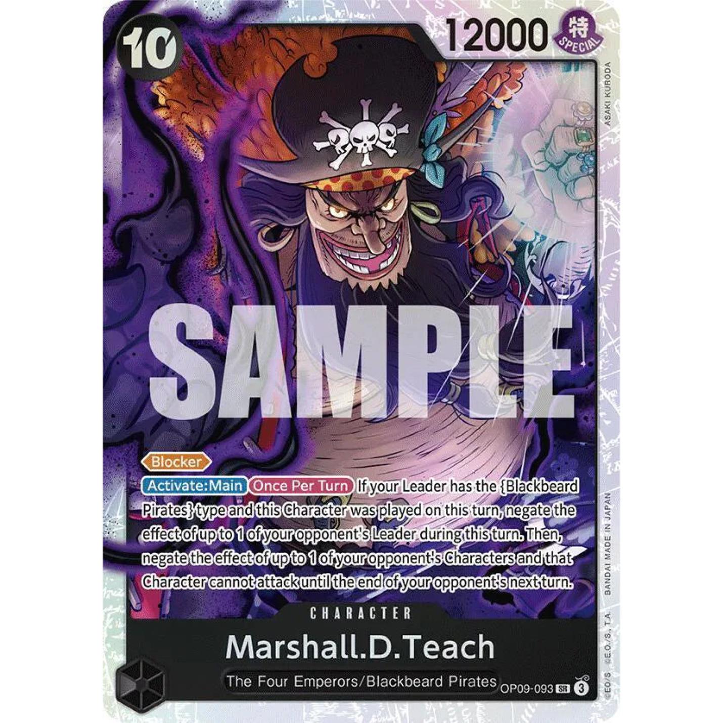 Marshall.D.Teach OP09-093 - Emperors in the New World - Foil