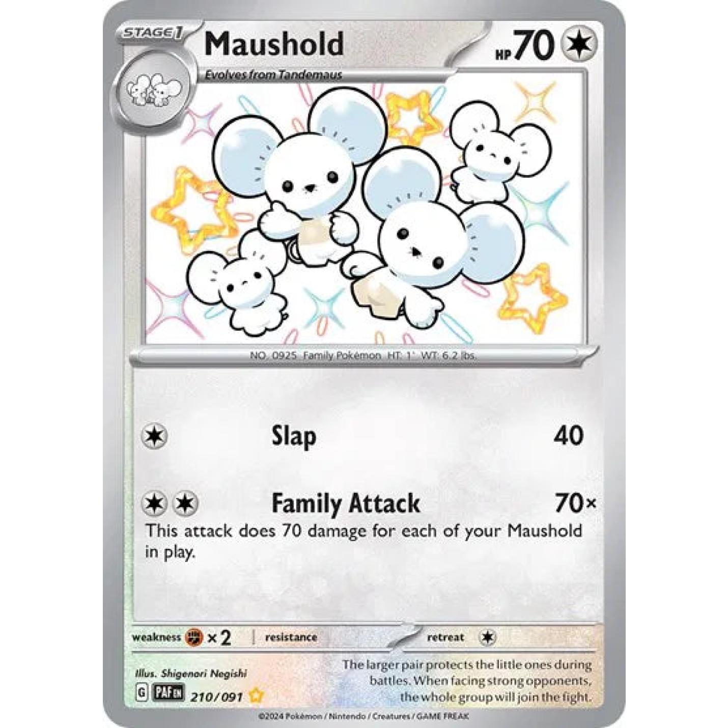 Maushold 210/091 - Paldean Fates - Holofoil
