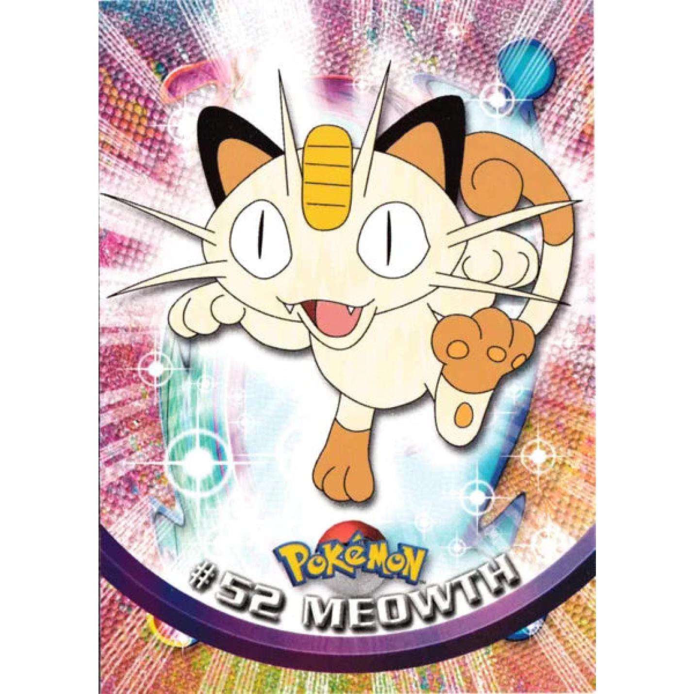 Meowth 52 - Topps Series 1 - Normal