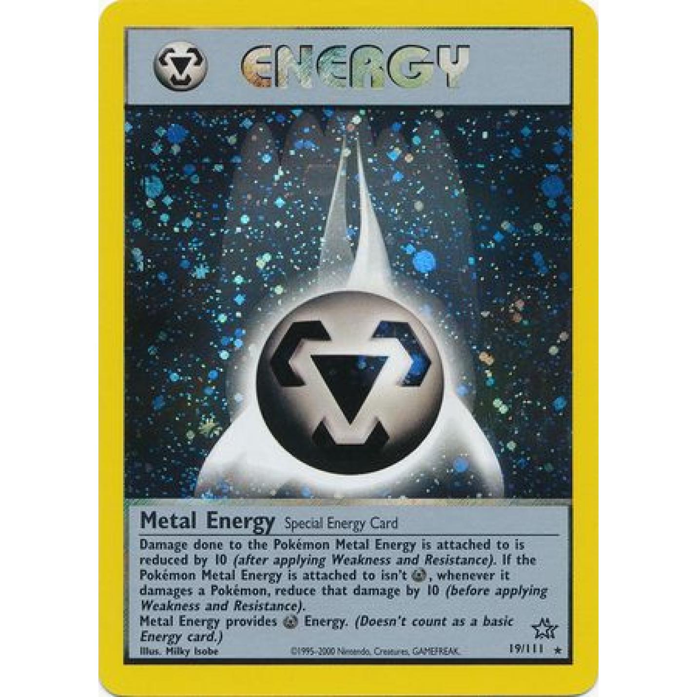Metal Energy (Special) 19/111 - Neo Genesis (Unlimited) - Holofoil
