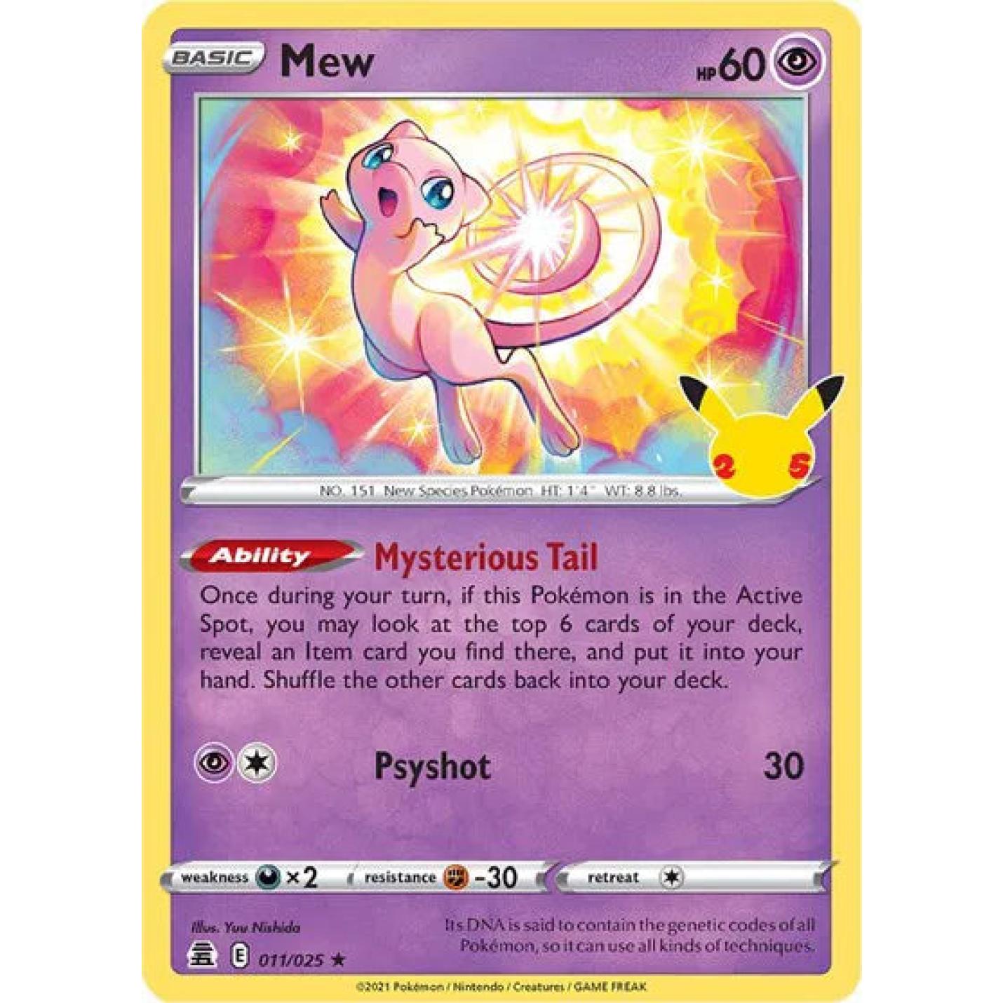Mew 011/025 - Celebrations - Holofoil