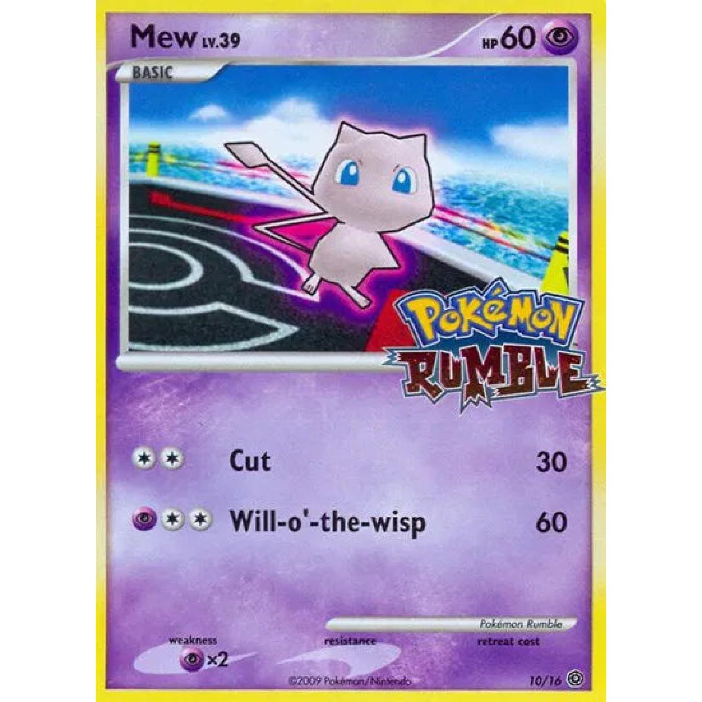 Mew Lv.39 10/16 - Rumble - Holofoil
