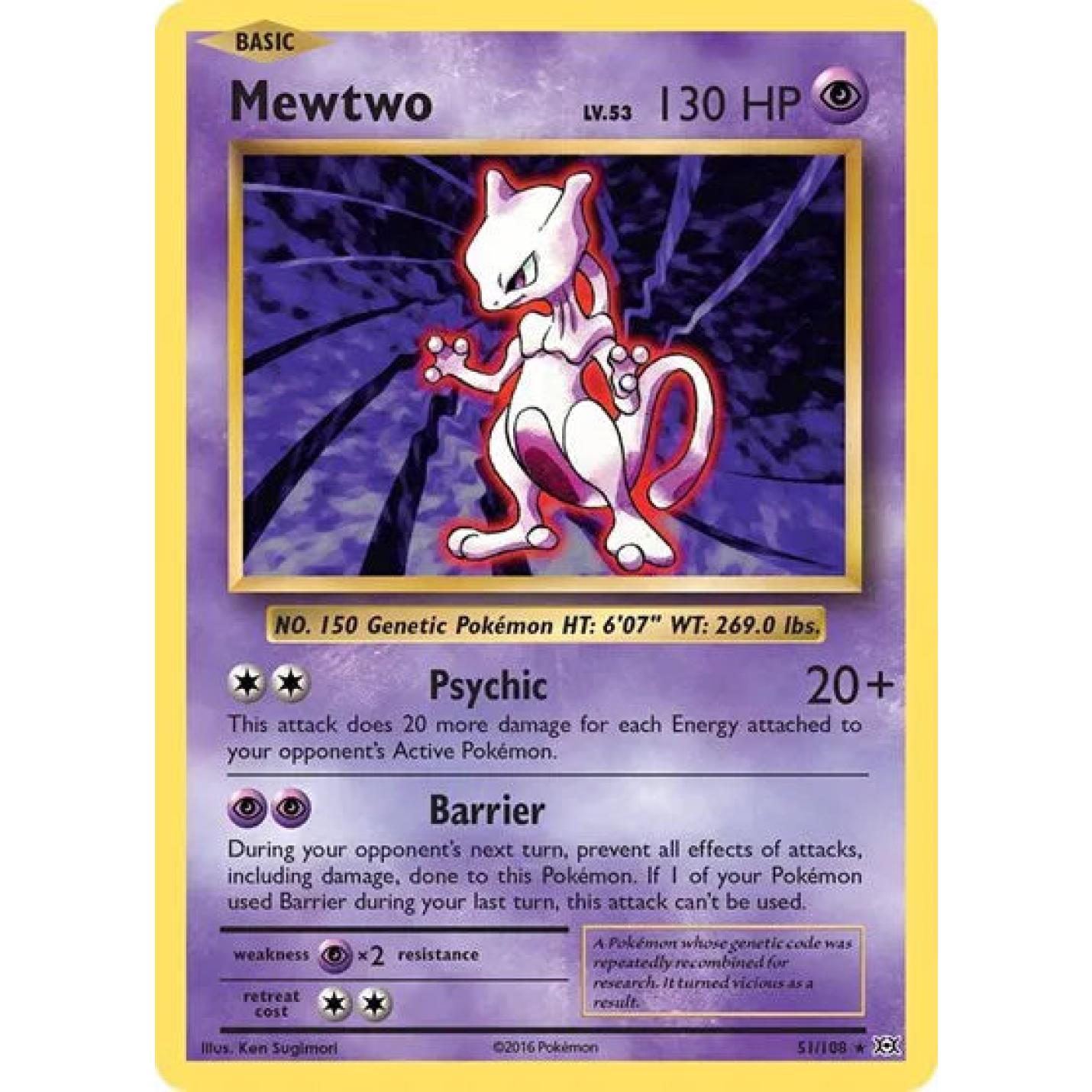 Mewtwo 51/108 - Evolutions - Normal