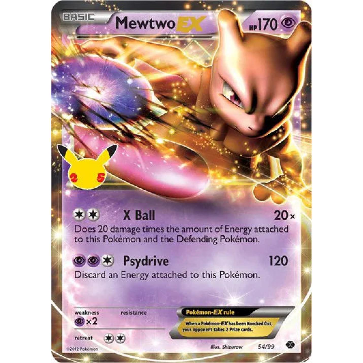 Mewtwo EX 54/99 - Celebrations: Classic Collection - Holofoil