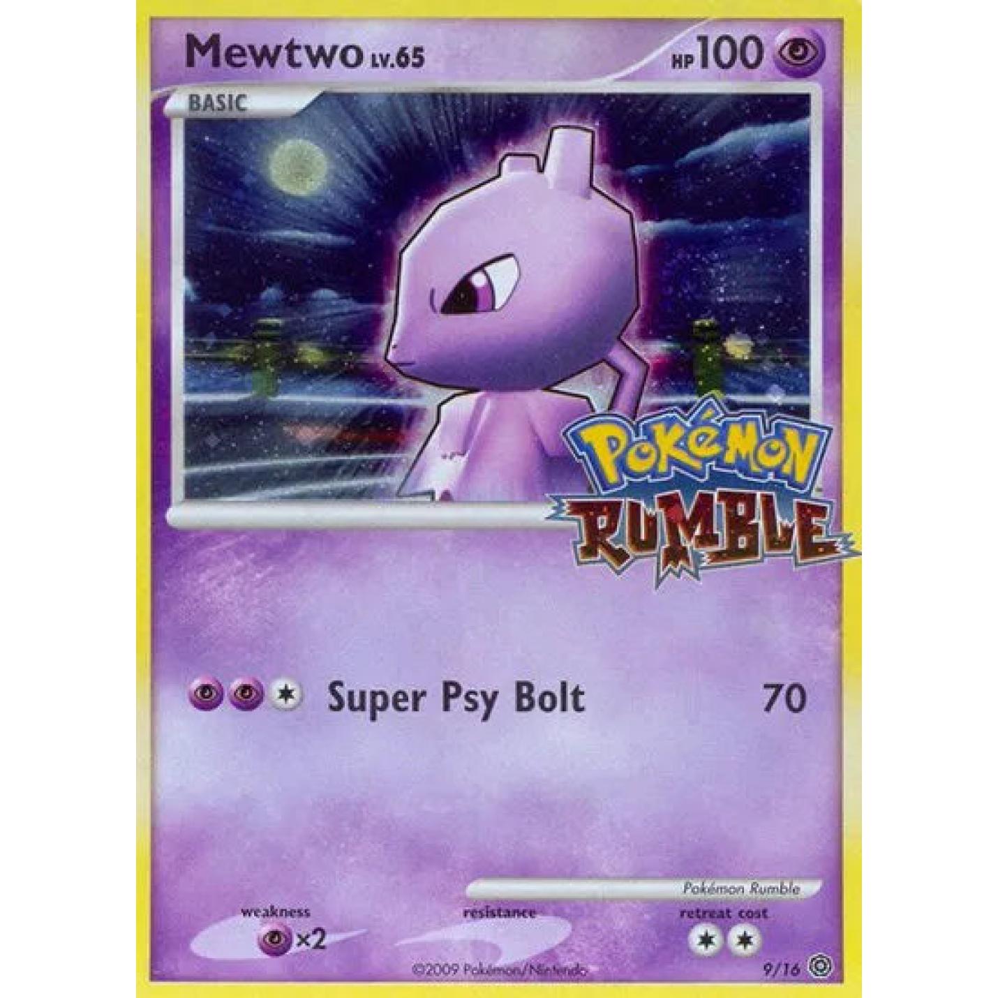Mewtwo Lv.65 9/16 - Rumble - Holofoil
