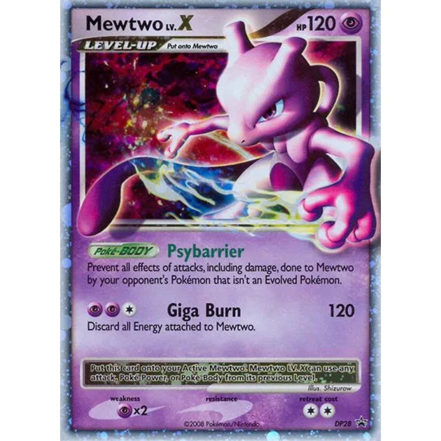 Mewtwo Lv.X DP28 - Diamond and Pearl Promos - Holofoil