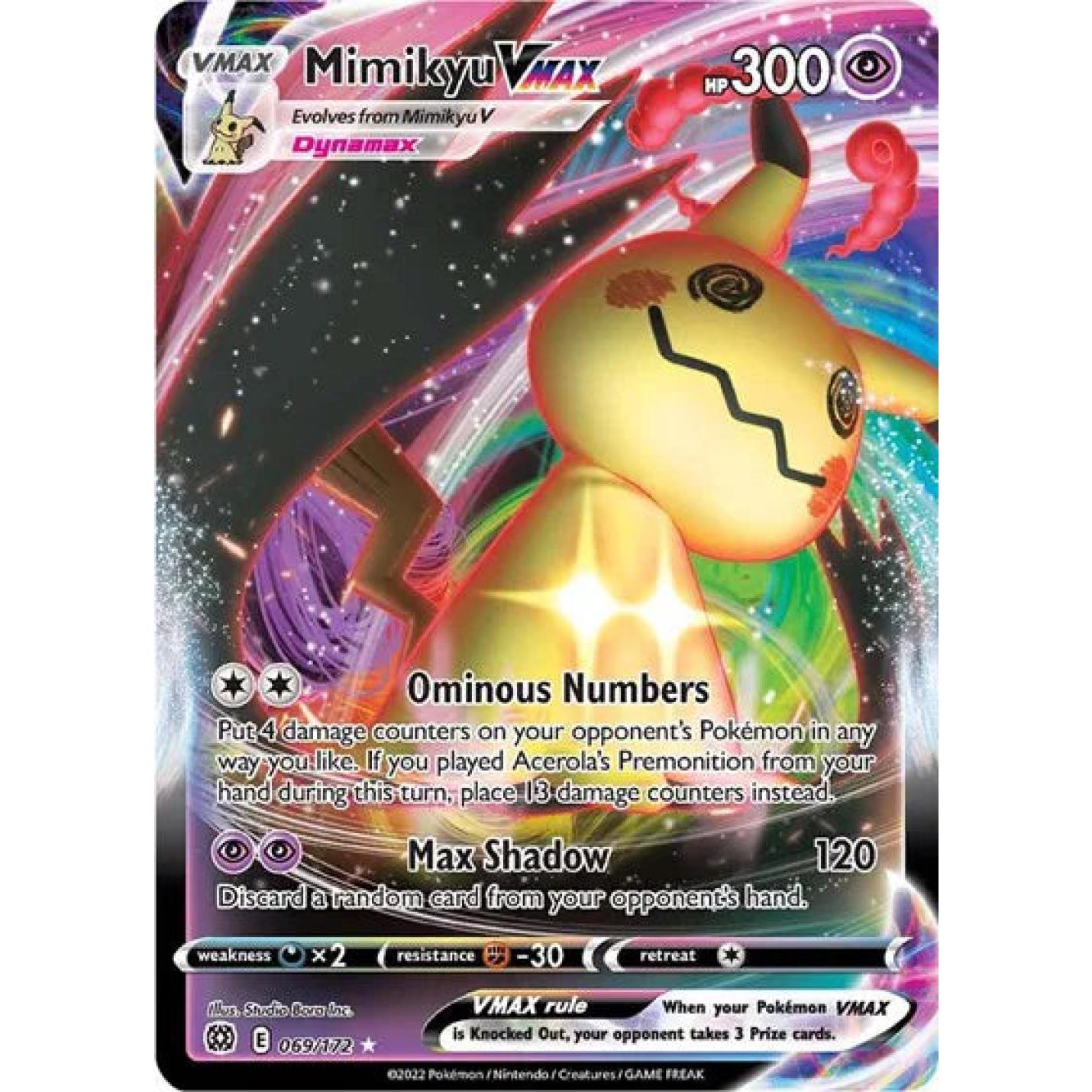 Mimikyu VMAX 069/172 - Brilliant Stars - Holofoil
