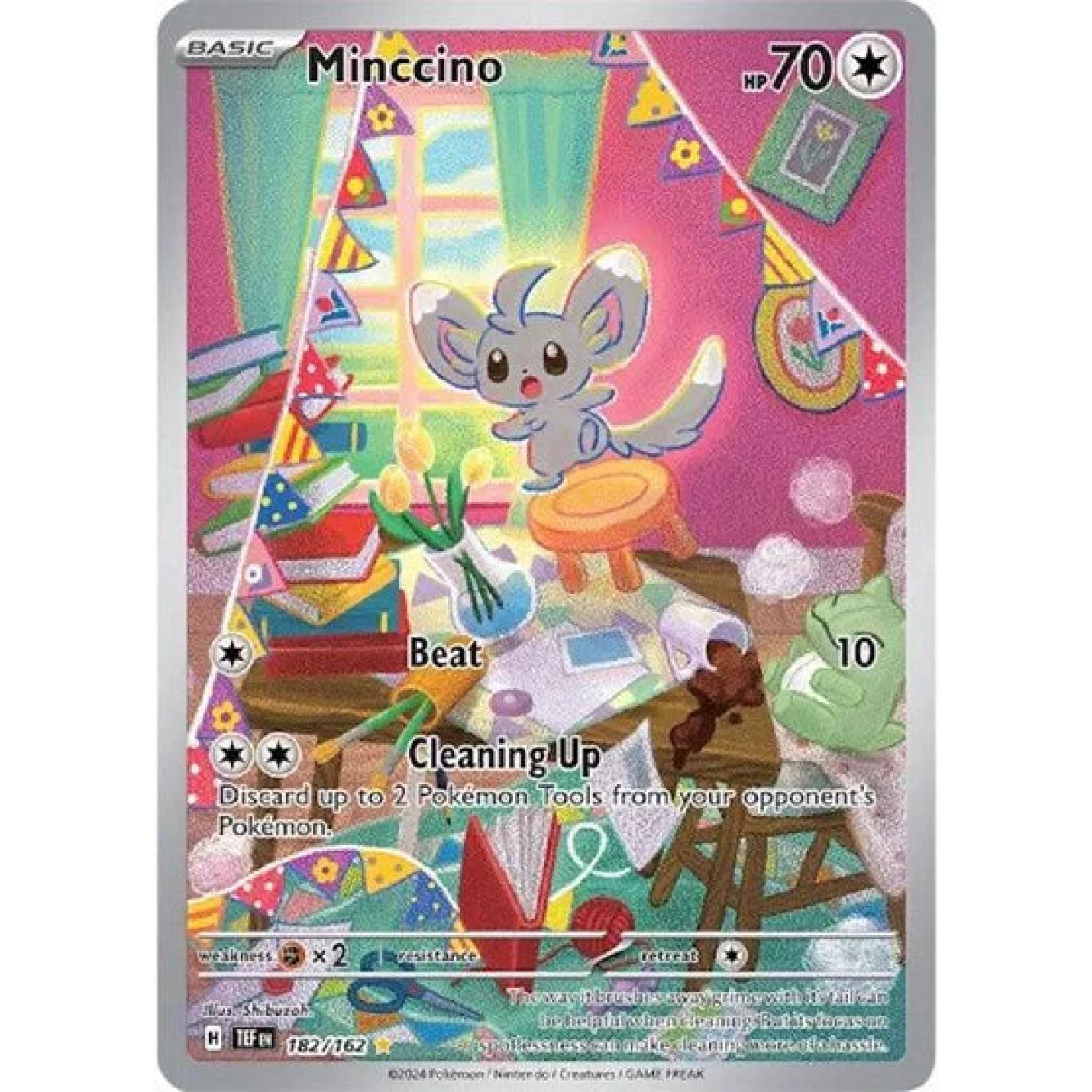 Minccino 182/162 - Temporal Forces - Holofoil