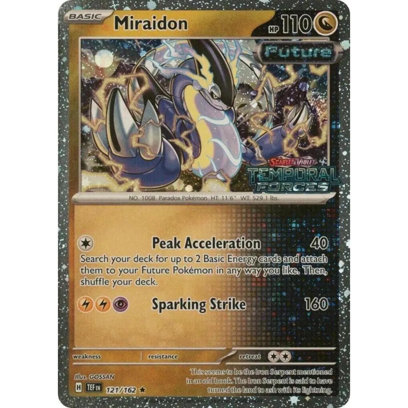 Miraidon 121/162 - Scarlet & Violet Promo - Holofoil (sealed)