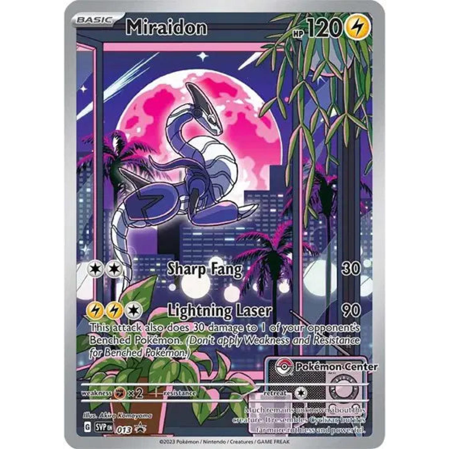 Miraidon (Pokemon Center) 013 - Scarlet & Violet Promo - Holofoil