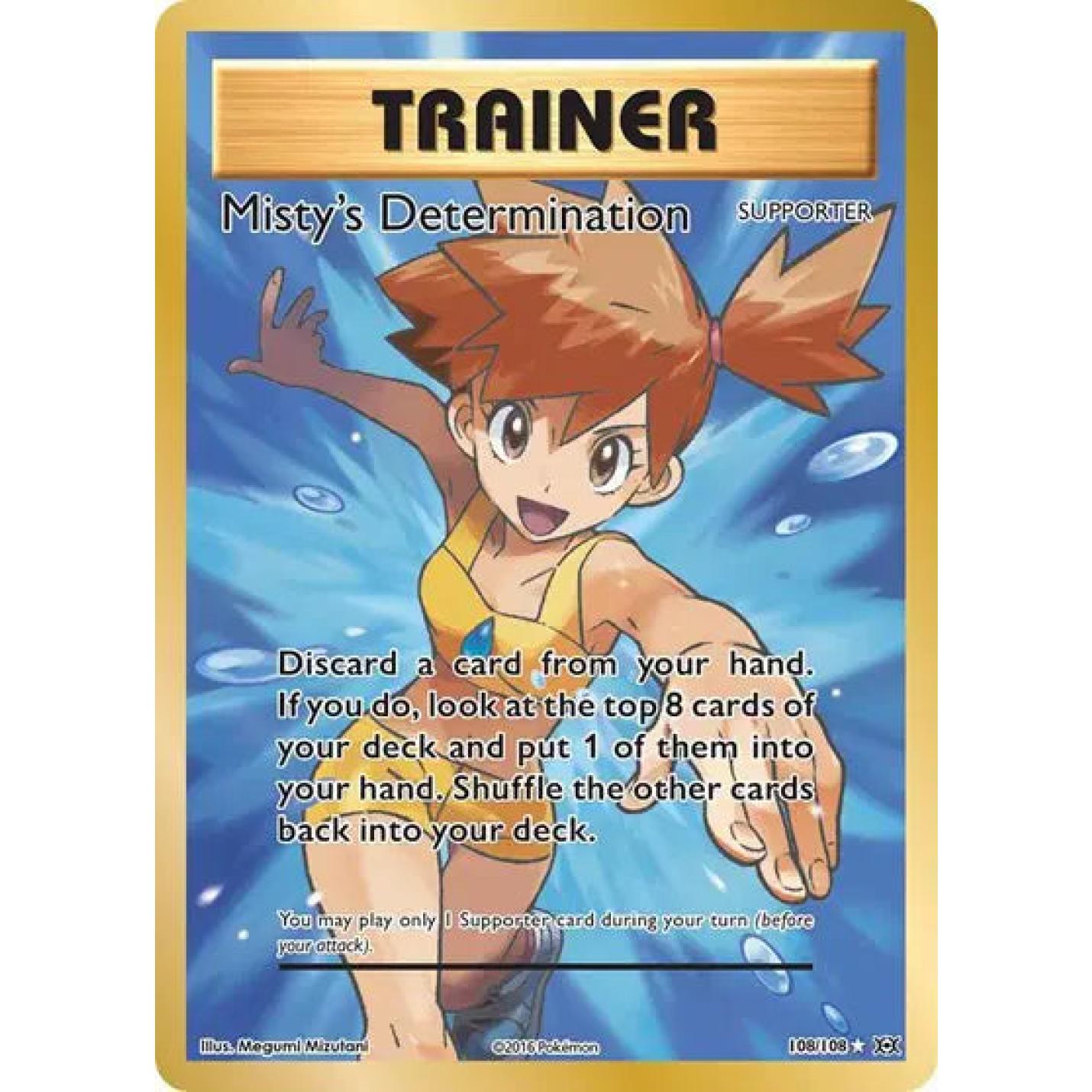 Misty's Determination 108/108 - Evolutions - Holofoil