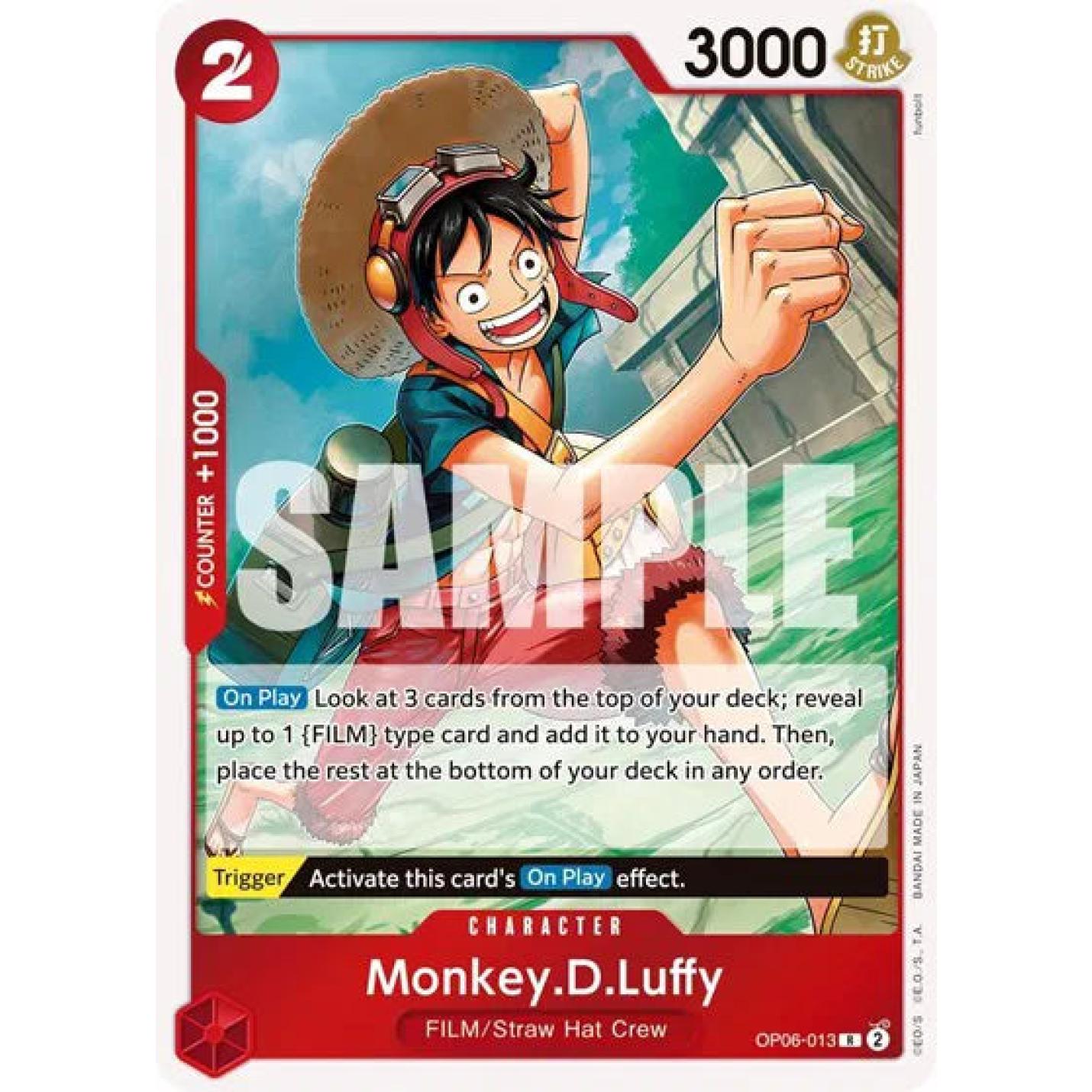 Monkey.D.Luffy OP06-013 - Wings of the Captain - Foil
