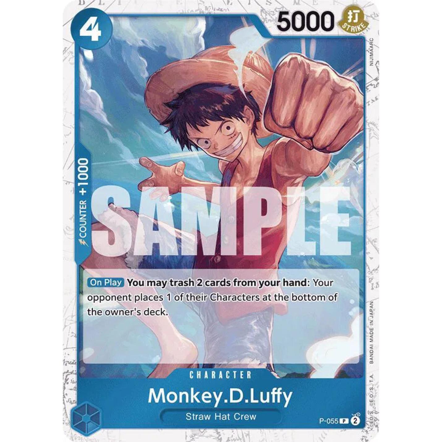 Monkey.D.Luffy P-055 - The Best - Jolly Roger Foil