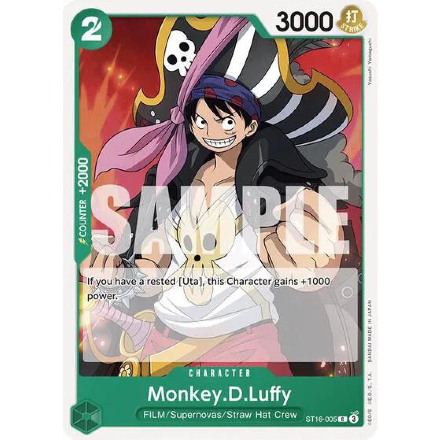 Monkey.D.Luffy ST16-005 - Starter Deck: Green Uta - Normal