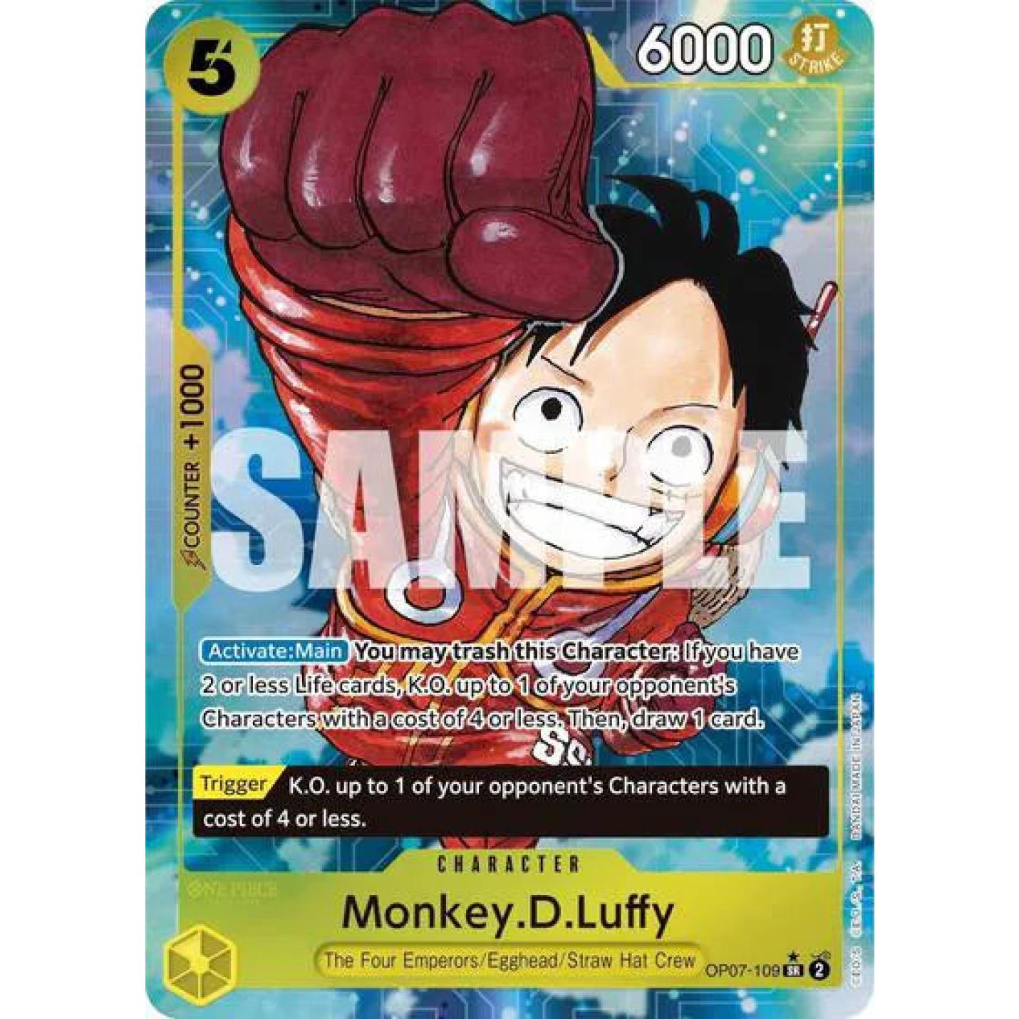 Monkey.D.Luffy (Parallel) OP07-109 - 500 Years in the Future - Foil