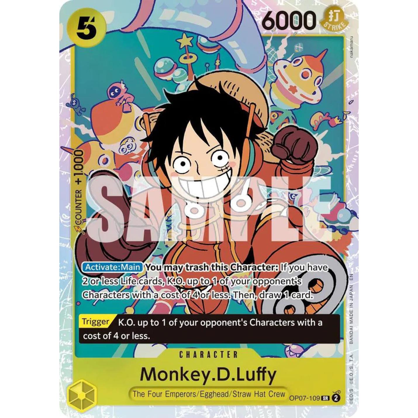 Monkey.D.Luffy (Reprint) OP07-109 - The Best Vol.2 - Foil