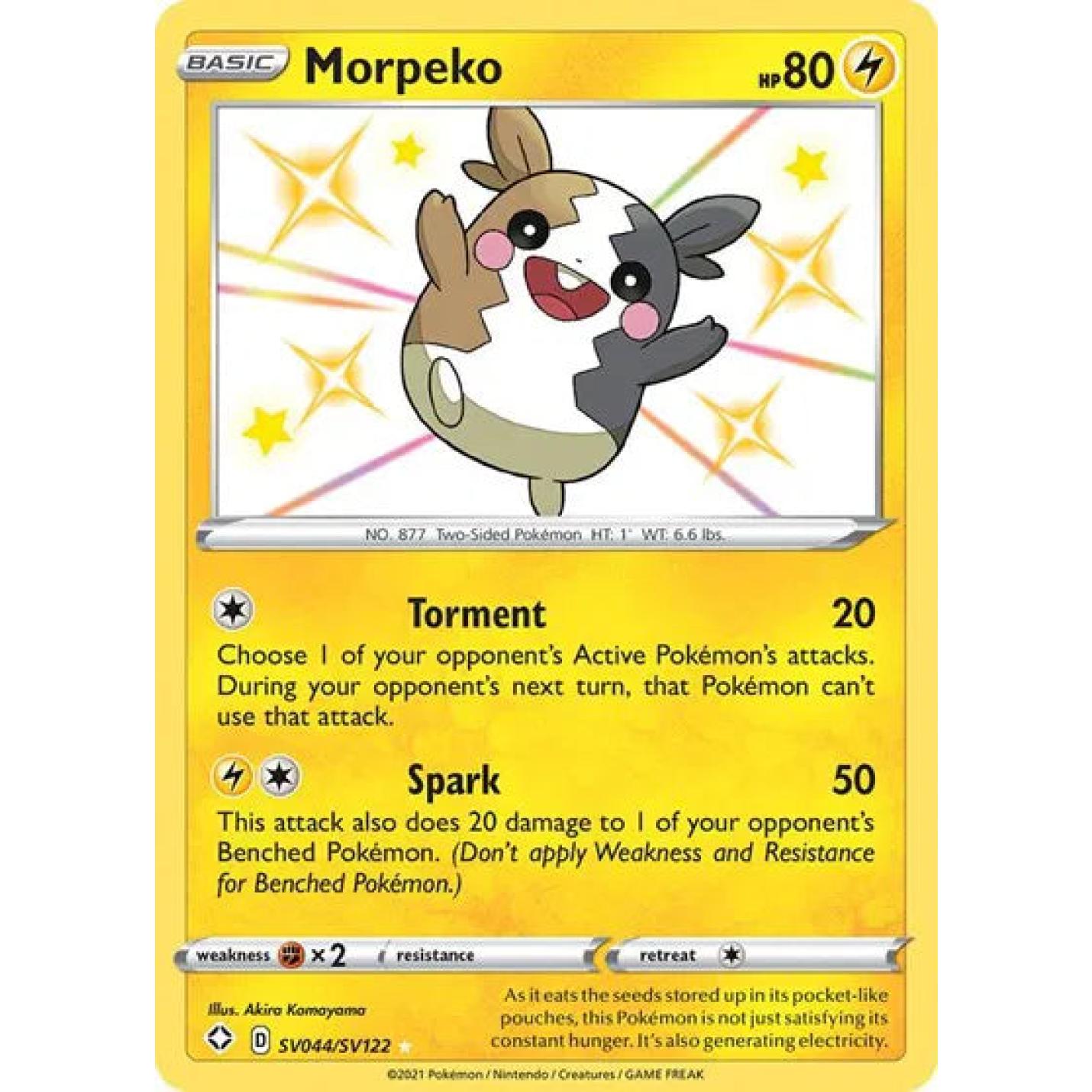 Morpeko SV044/SV122 - Shining Fates: Shiny Vault - Holofoil