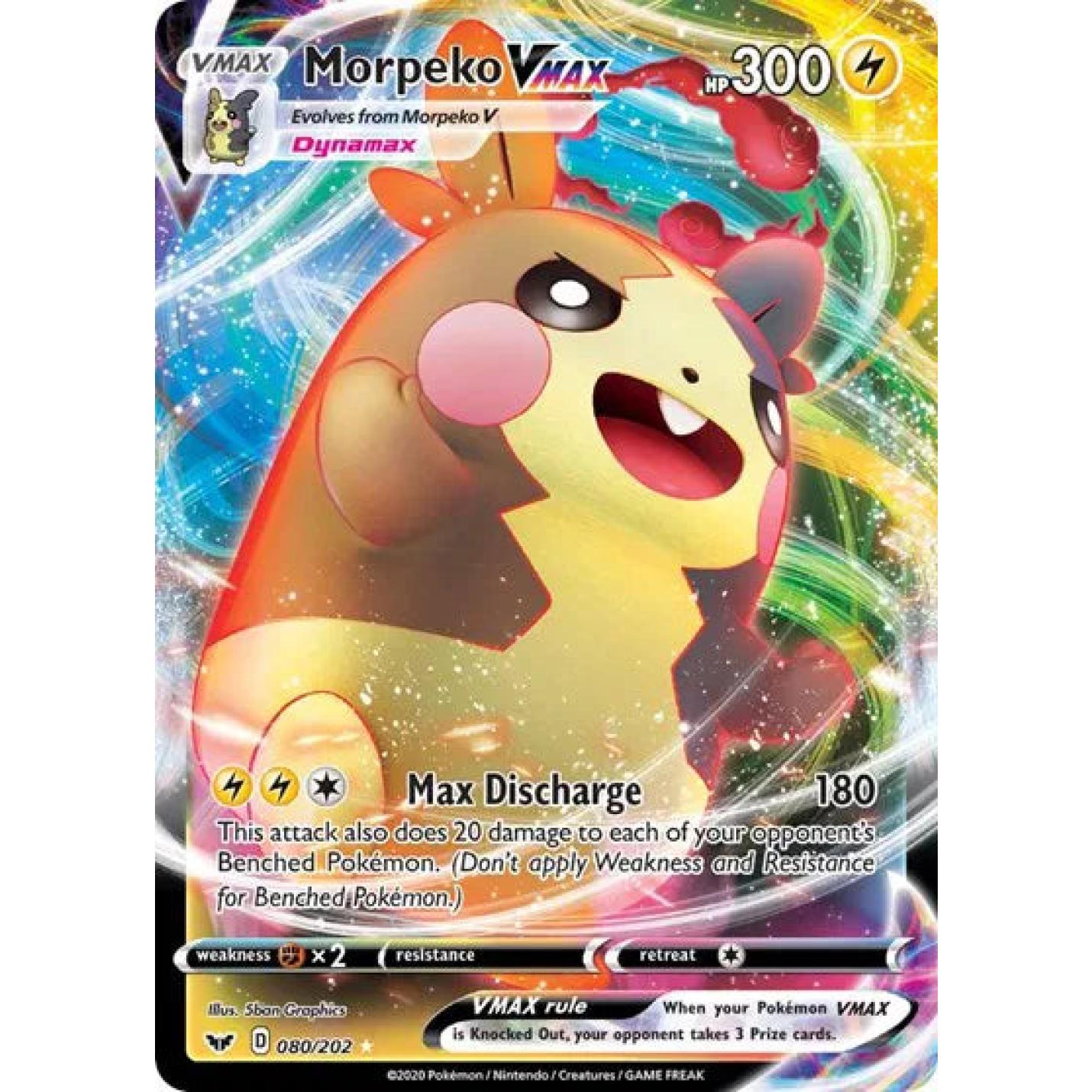 Morpeko VMAX 080/202 - Sword & Shield - Holofoil