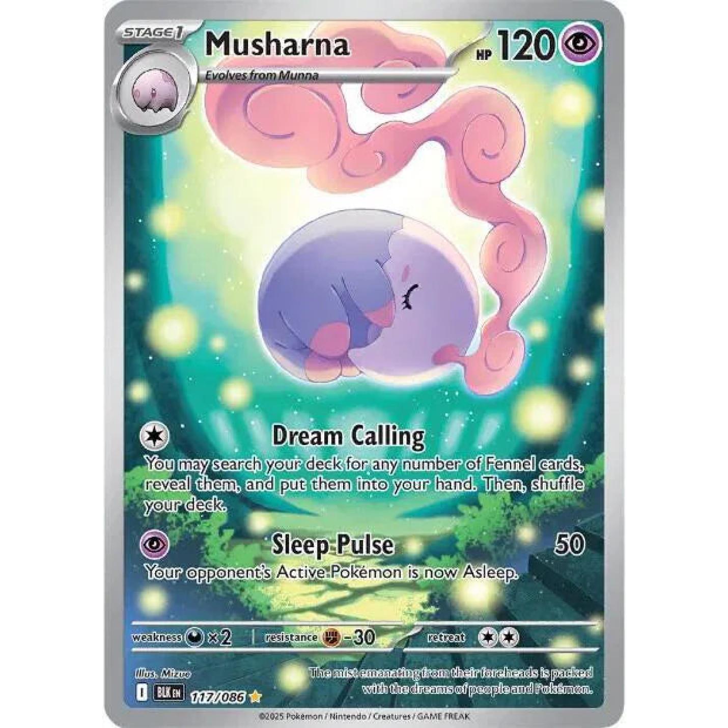 Musharna 117/086 - Black Bolt - Holofoil