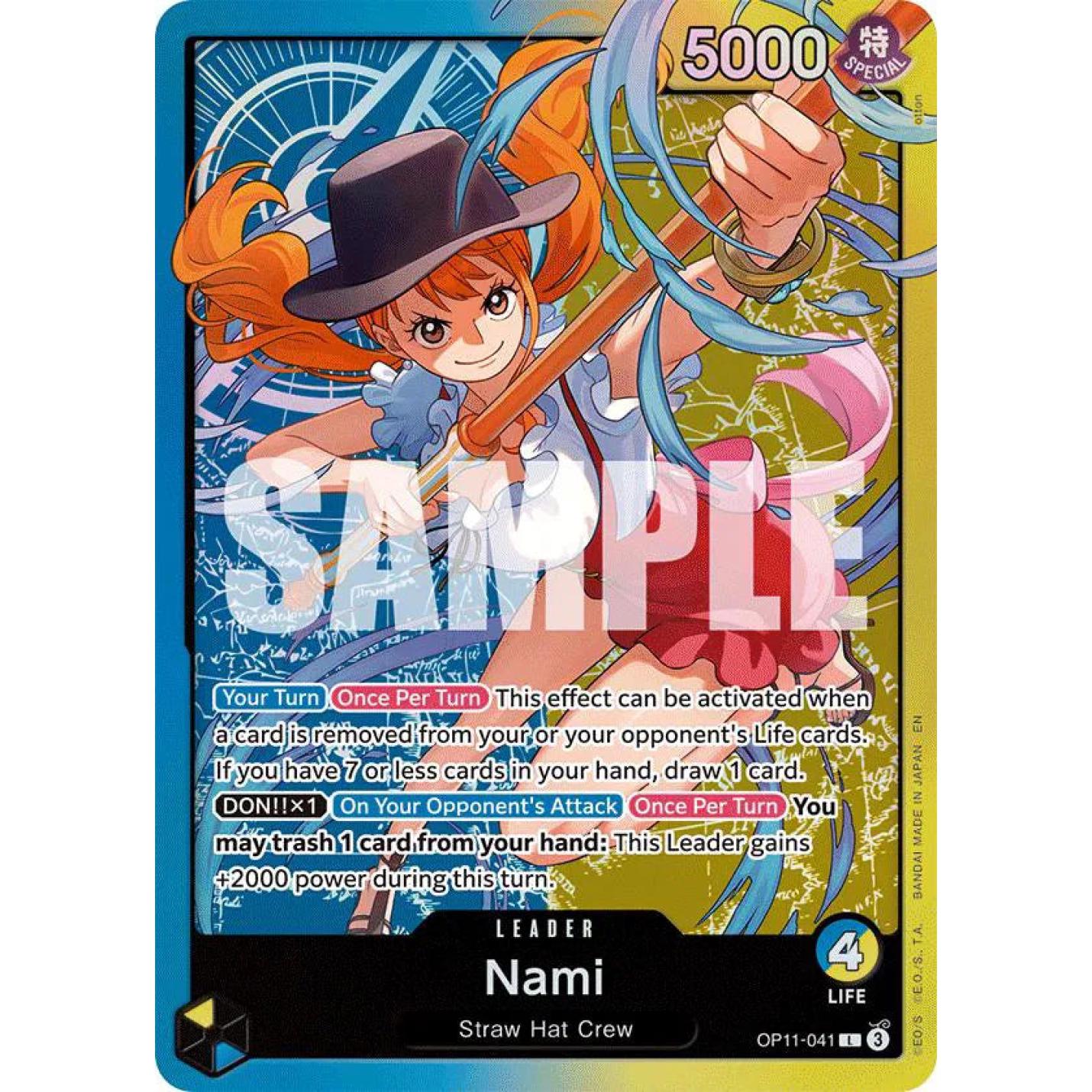 Nami (Nami Deck) OP11-041 - Learn Together Deck Set - Foil
