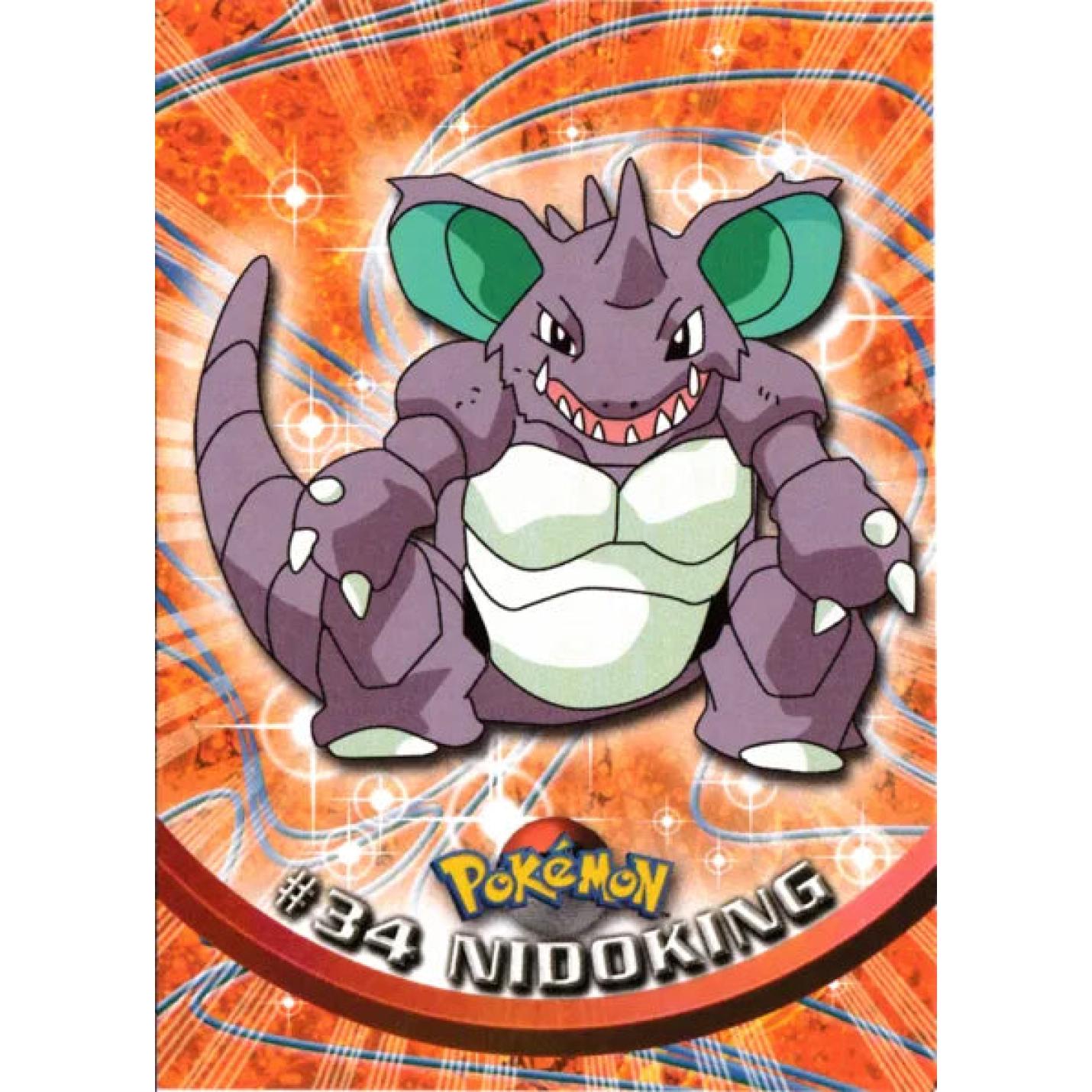 Nidoking 34 - Topps Series 1 - Normal