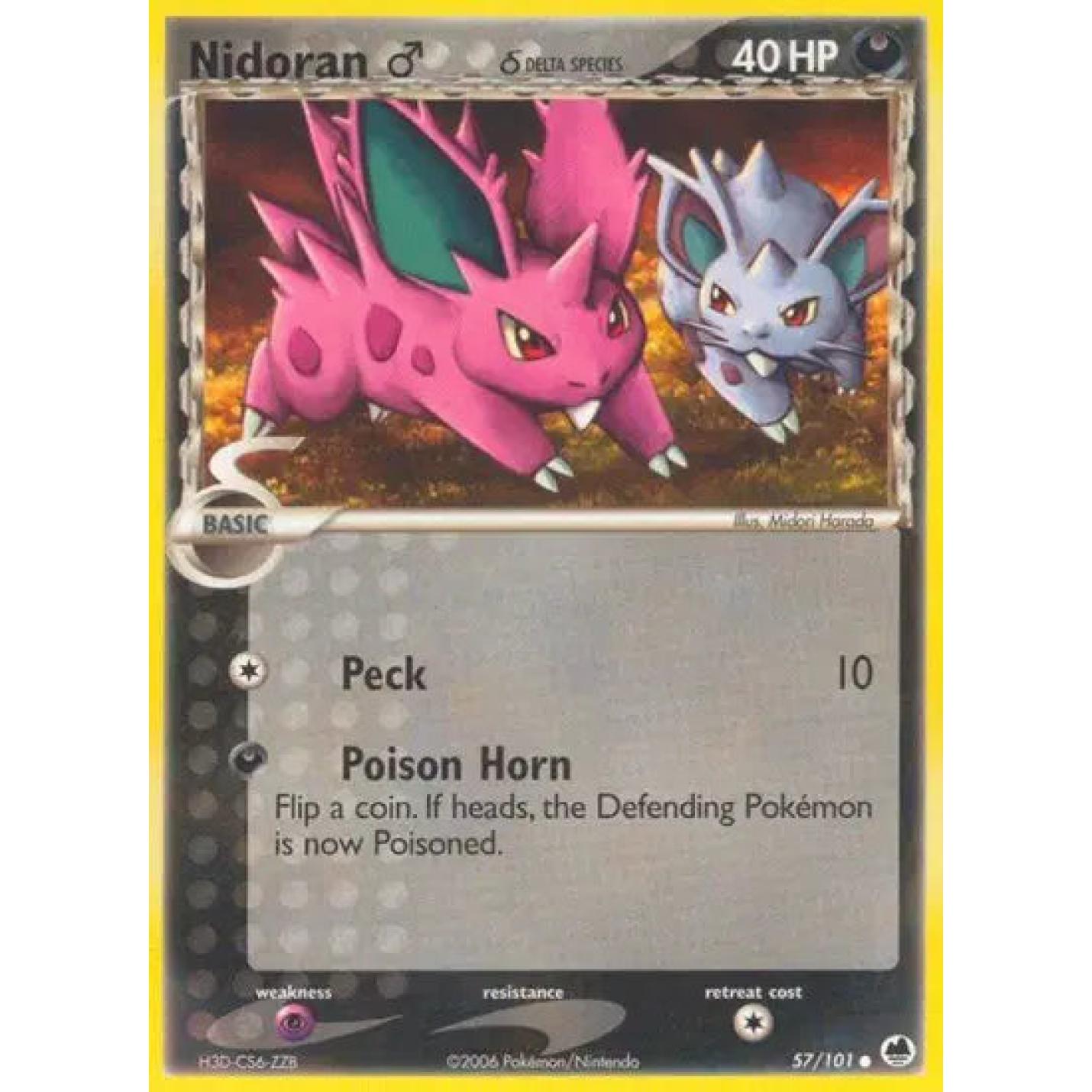 Nidoran 57/101 - EX Dragon Frontiers - Normal