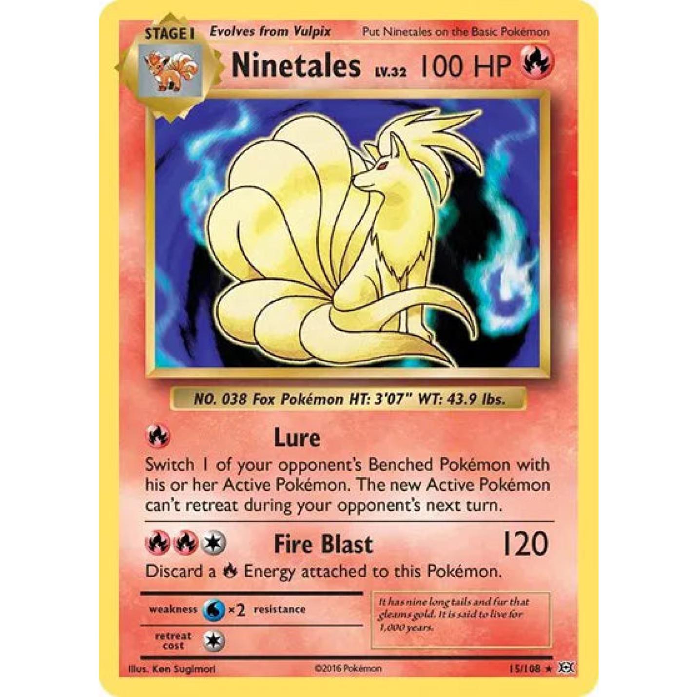Ninetales 15/108 - Evolutions - Holofoil