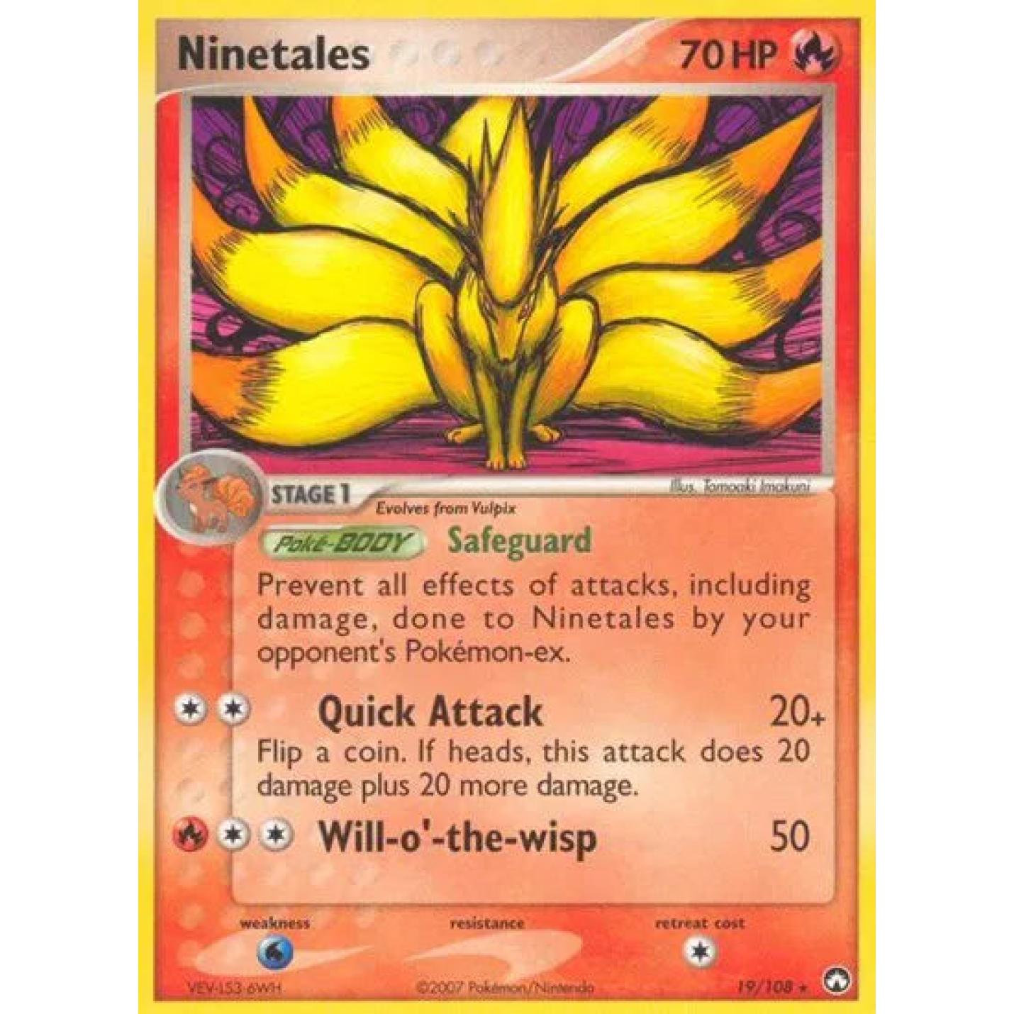 Ninetales 19/108 - EX Power Keepers - Normal