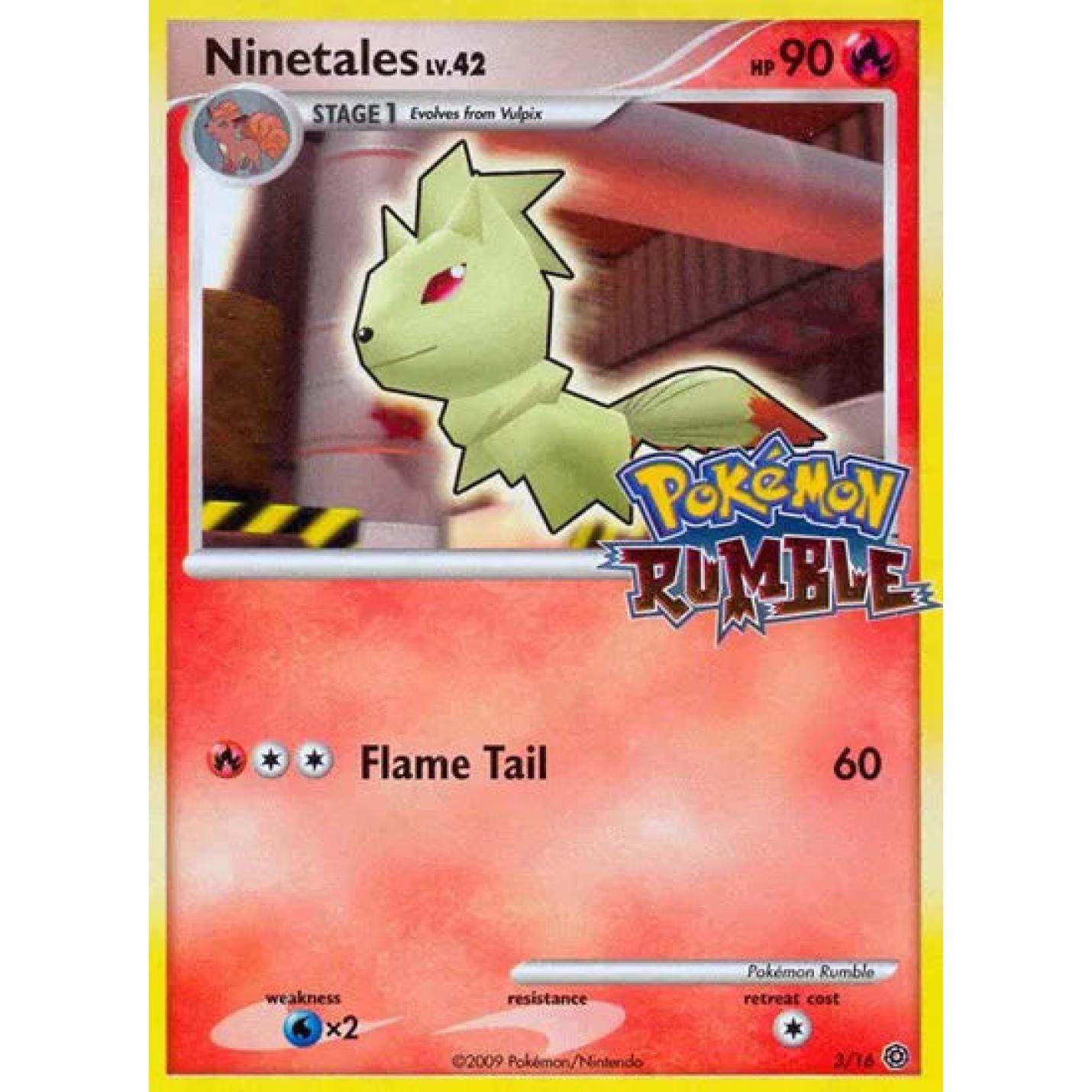 Ninetales Lv.42 3/16 - Rumble - Holofoil