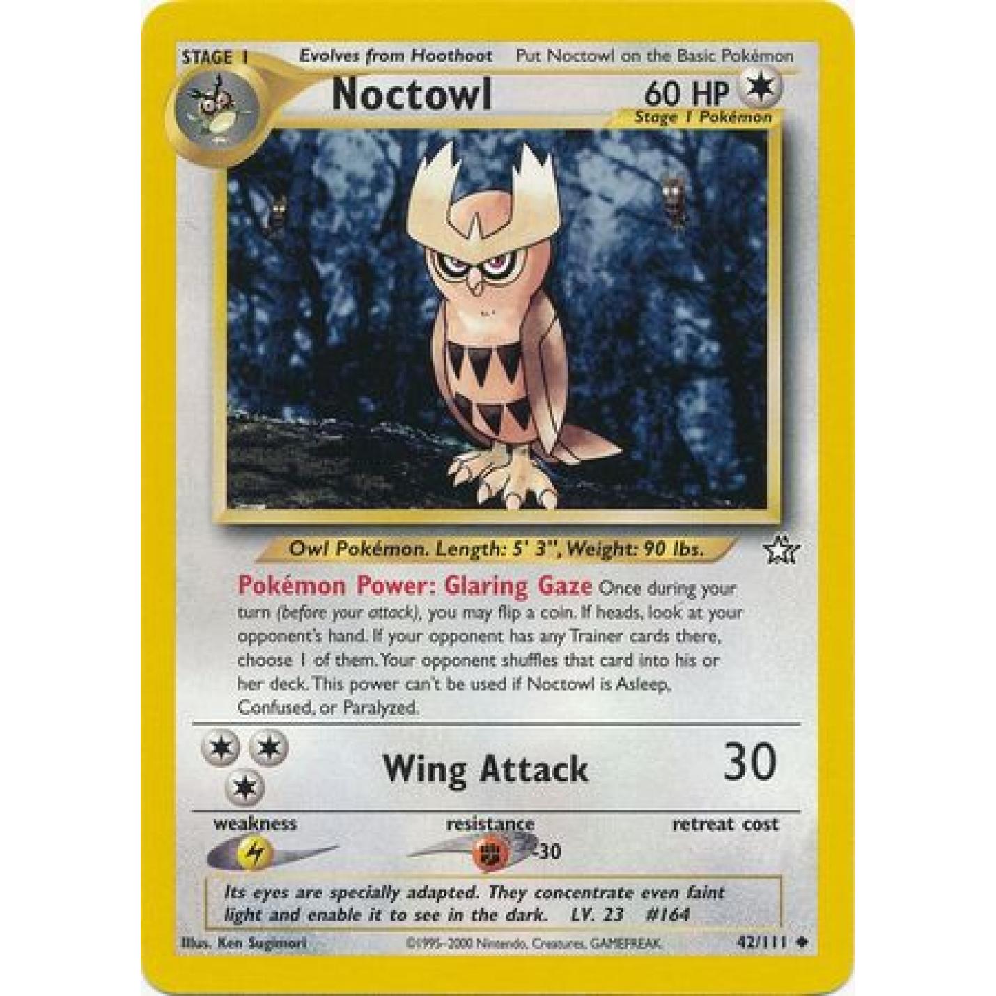 Noctowl 42/111 - Neo Genesis (Unlimited) - Normal
