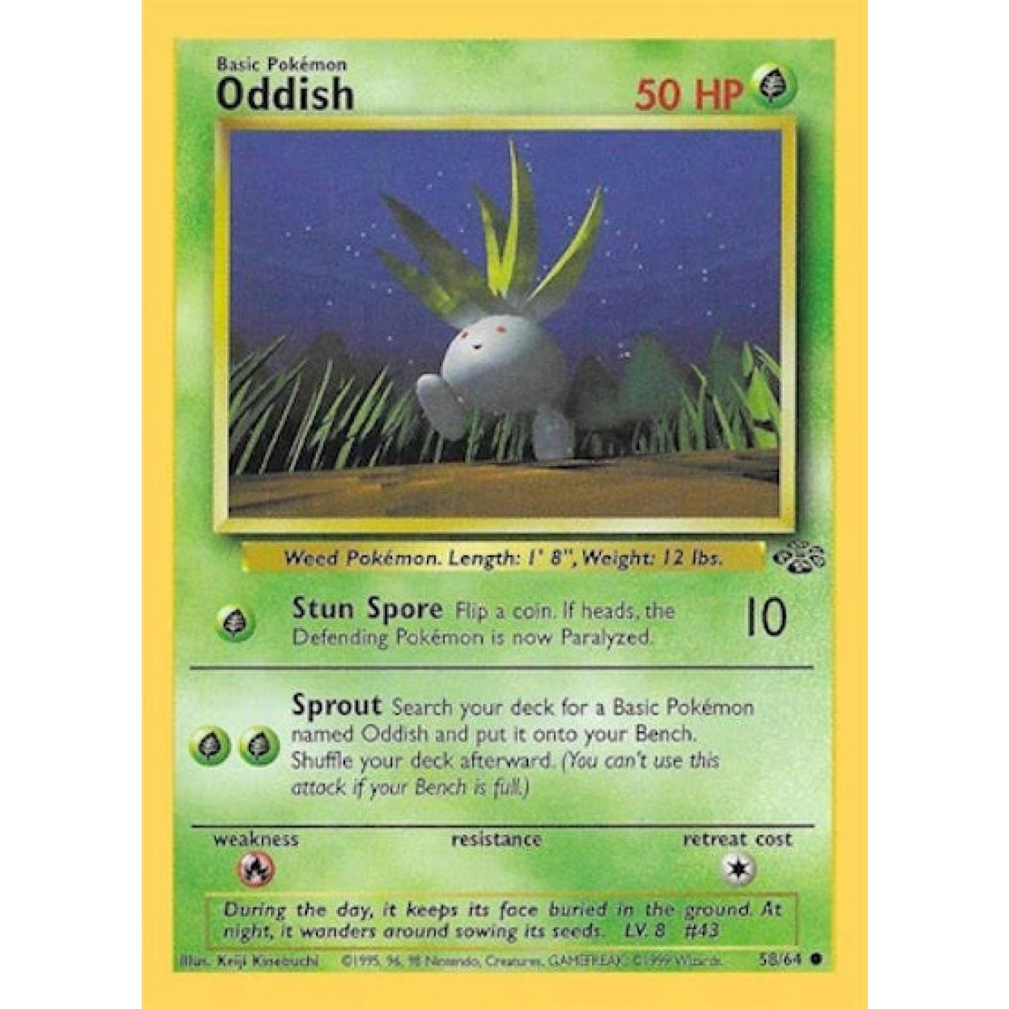 Oddish 58/64 - Jungle (Unlimited) - Normal