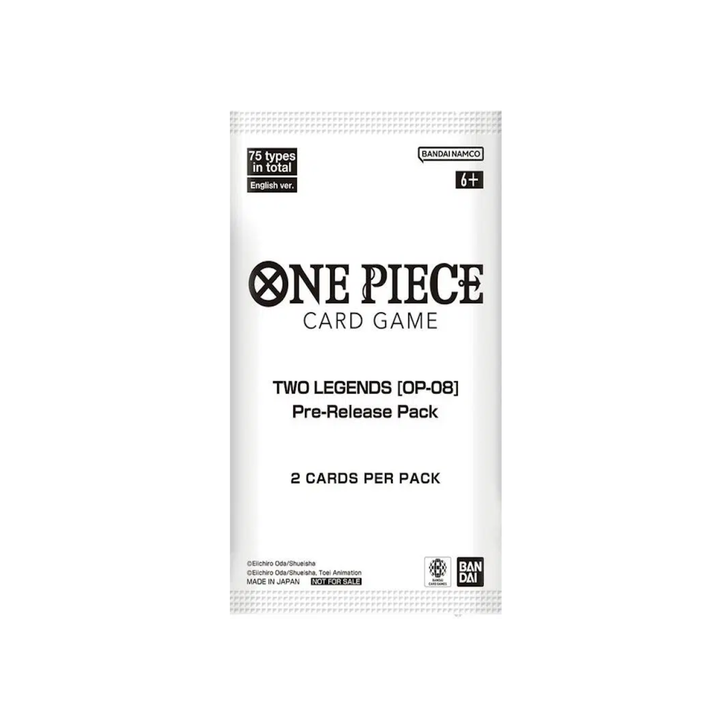 One Piece Two Legends Pre-Release: Booster Pack