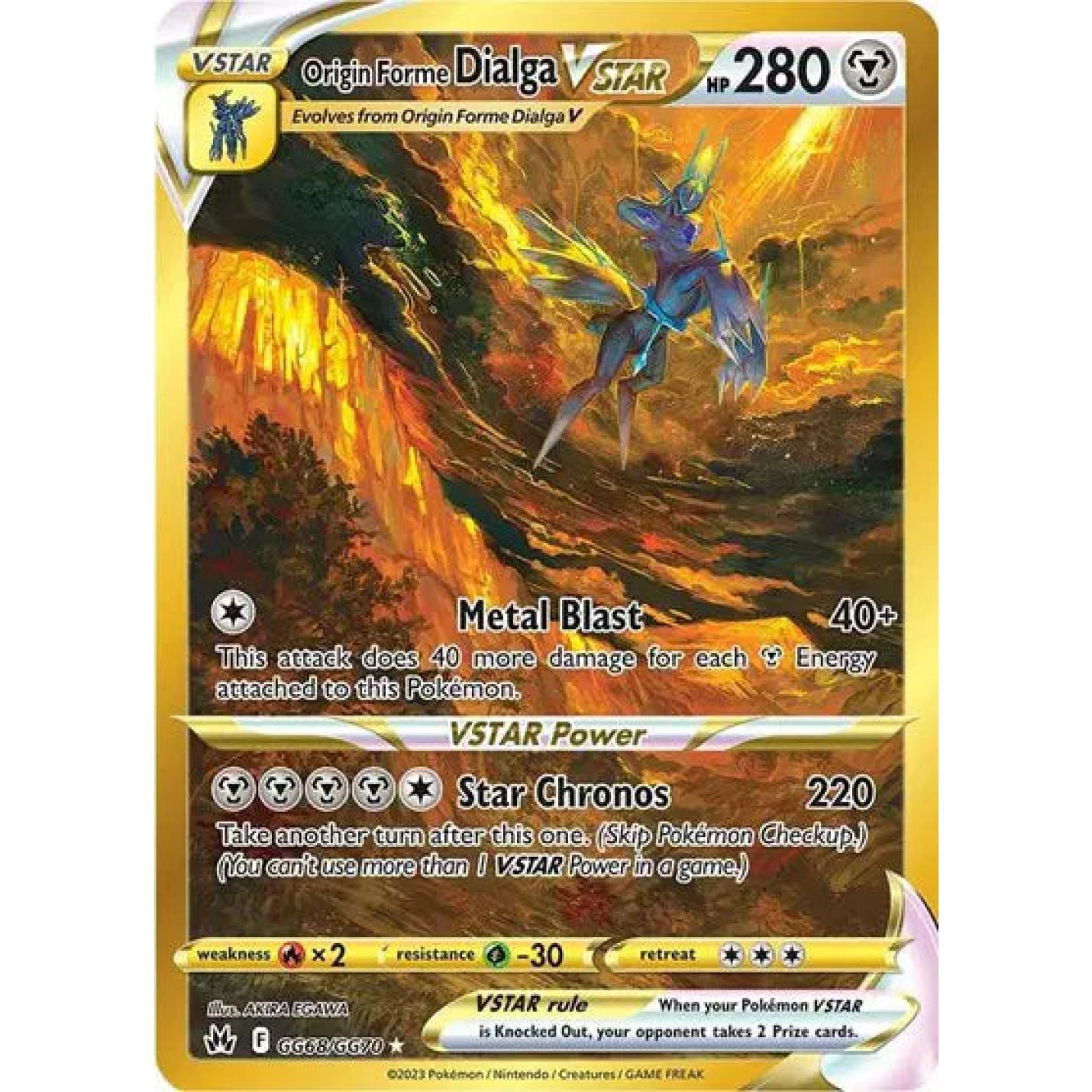 Origin Forme Dialga VSTAR GG68/GG70 - Crown Zenith: Galarian Gallery - Holofoil