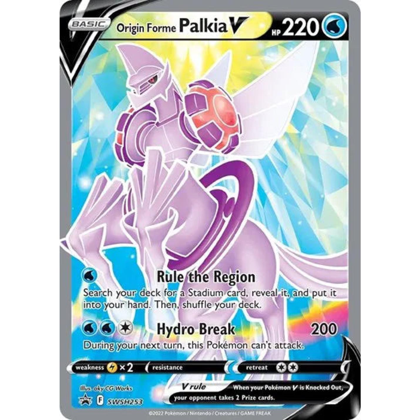 Origin Forme Palkia V SWSH253 - Sword & Shield Promo - Holofoil