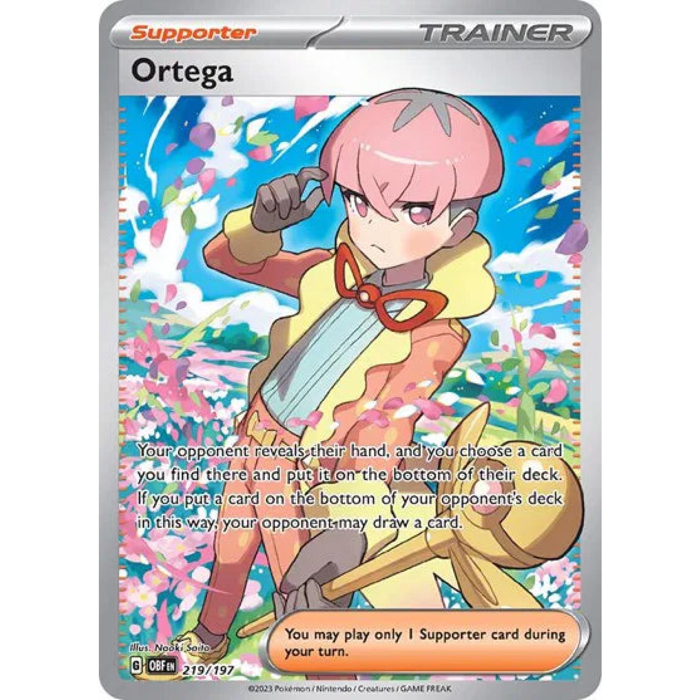 Ortega 219/197 - Obsidian Flames - Holofoil