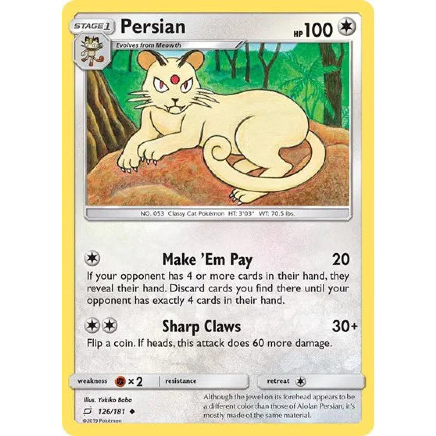 Persian 126/181 - Team Up - Normal