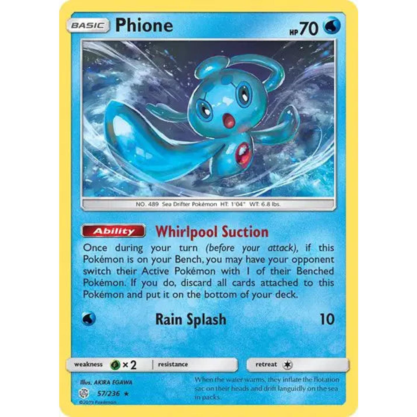 Phione 57/236 - Cosmic Eclipse - Reverse Holofoil