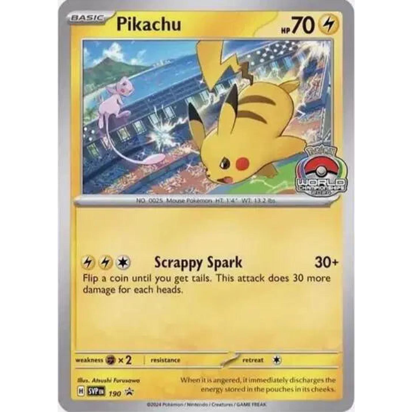 Pikachu 190 - Scarlet & Violet Promo - Normal (sealed)