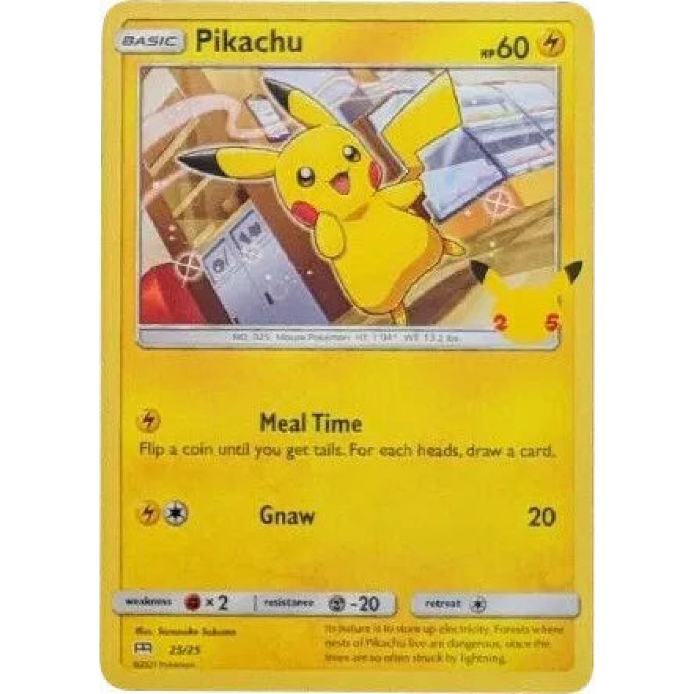 Pikachu 25/25 - McDonald's 25th Anniversary Promos - Holofoil