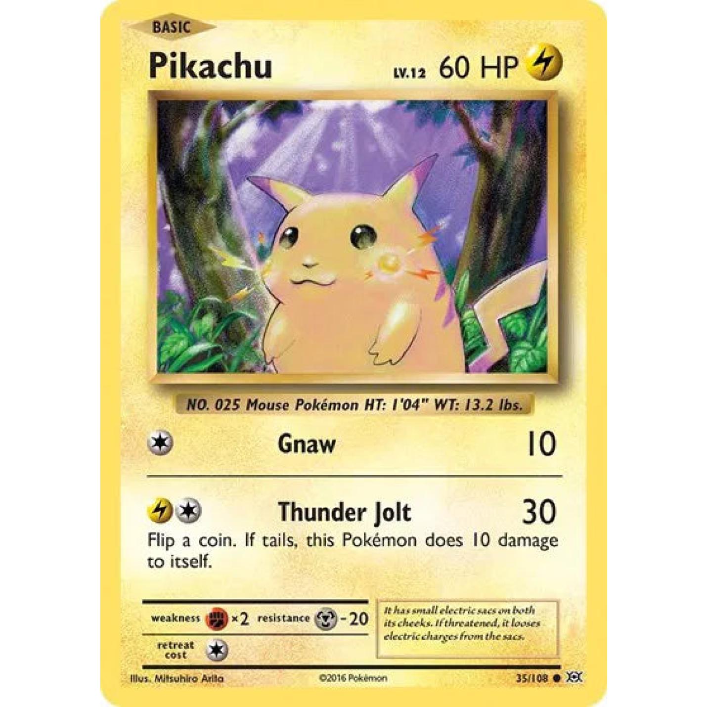 Pikachu 35/108 - Evolutions - Normal