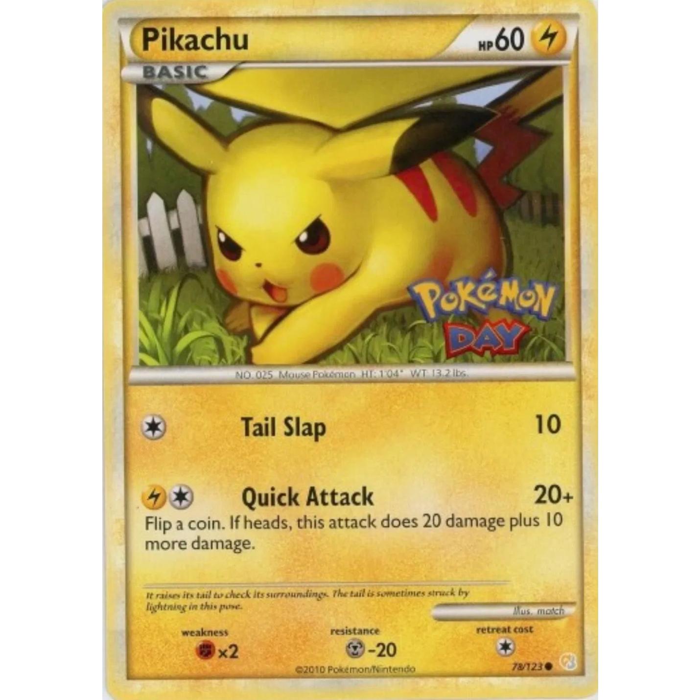 Pikachu 78/123 - Pokemon Day - Normal