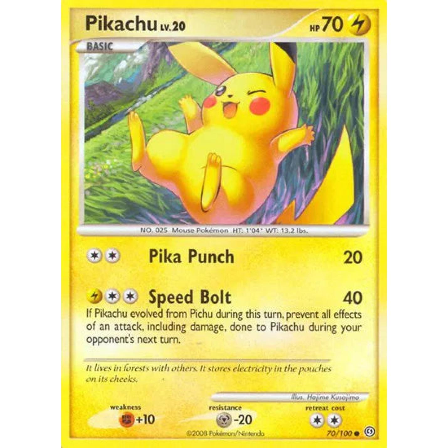 Pikachu Lv.20 70/100 - Stormfront - Normal