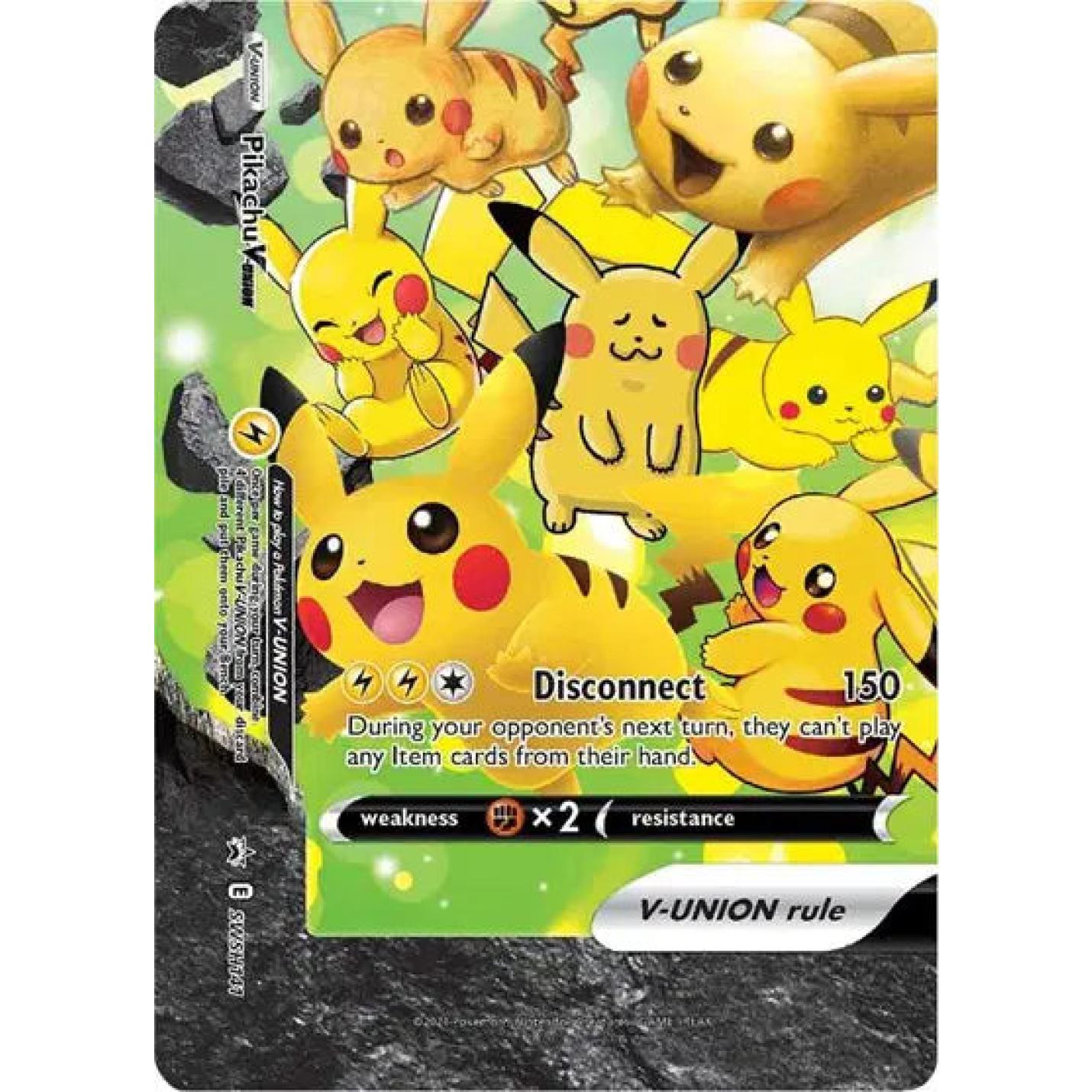 Pikachu V-UNION SWSH141 - Sword & Shield Promo - Holofoil