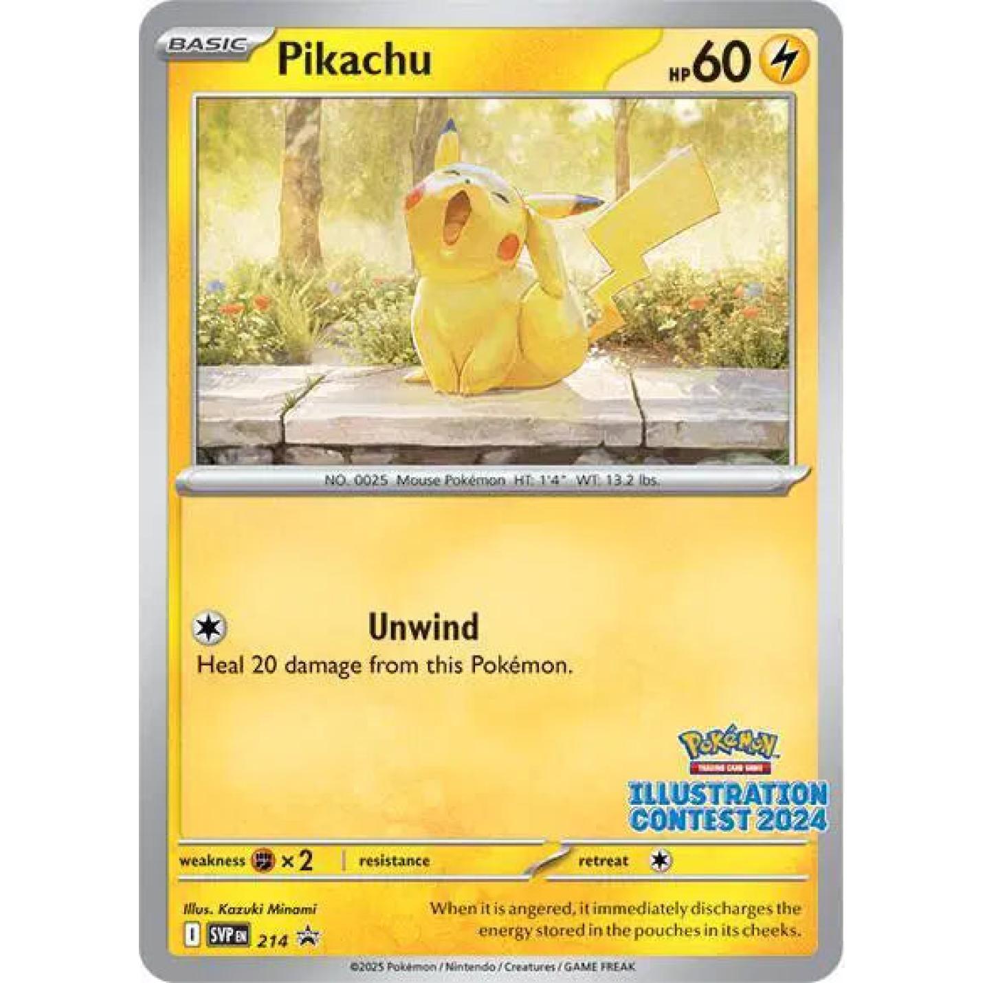 Pikachu (Illustration Contest 2024) 214 - Scarlet & Violet Promo - Normal