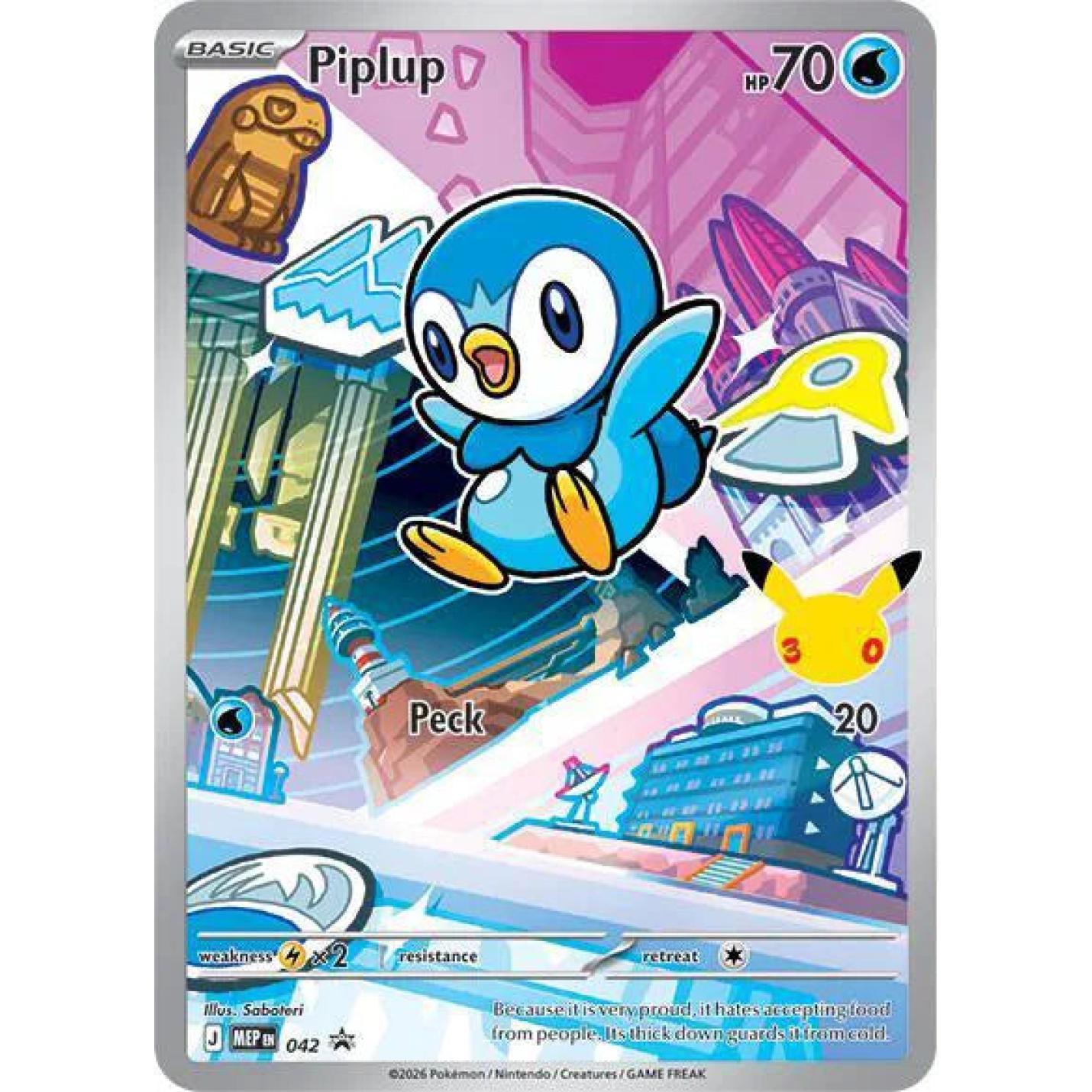 Piplup 042 - Mega Evolution Promos - Holofoil