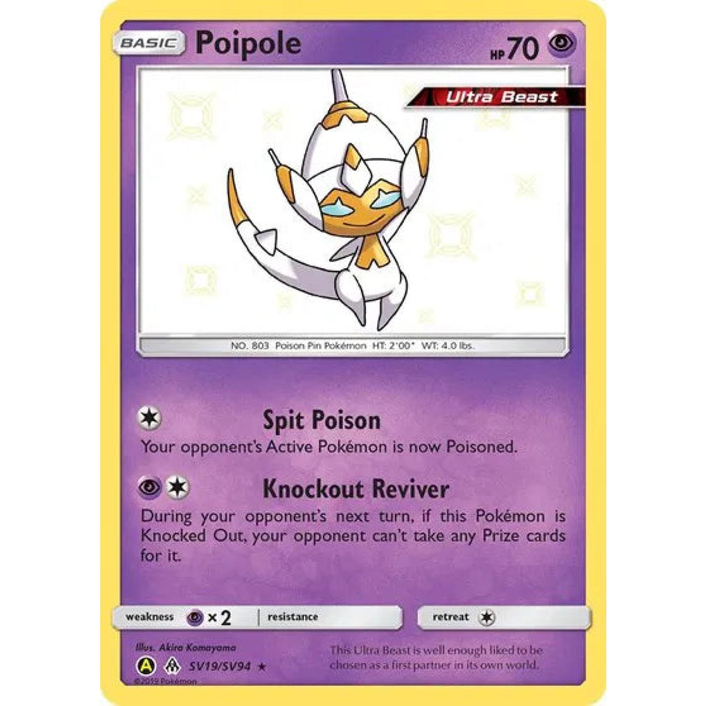 Poipole SV19/SV94  - Hidden Fates: Shiny Vault - Holofoil